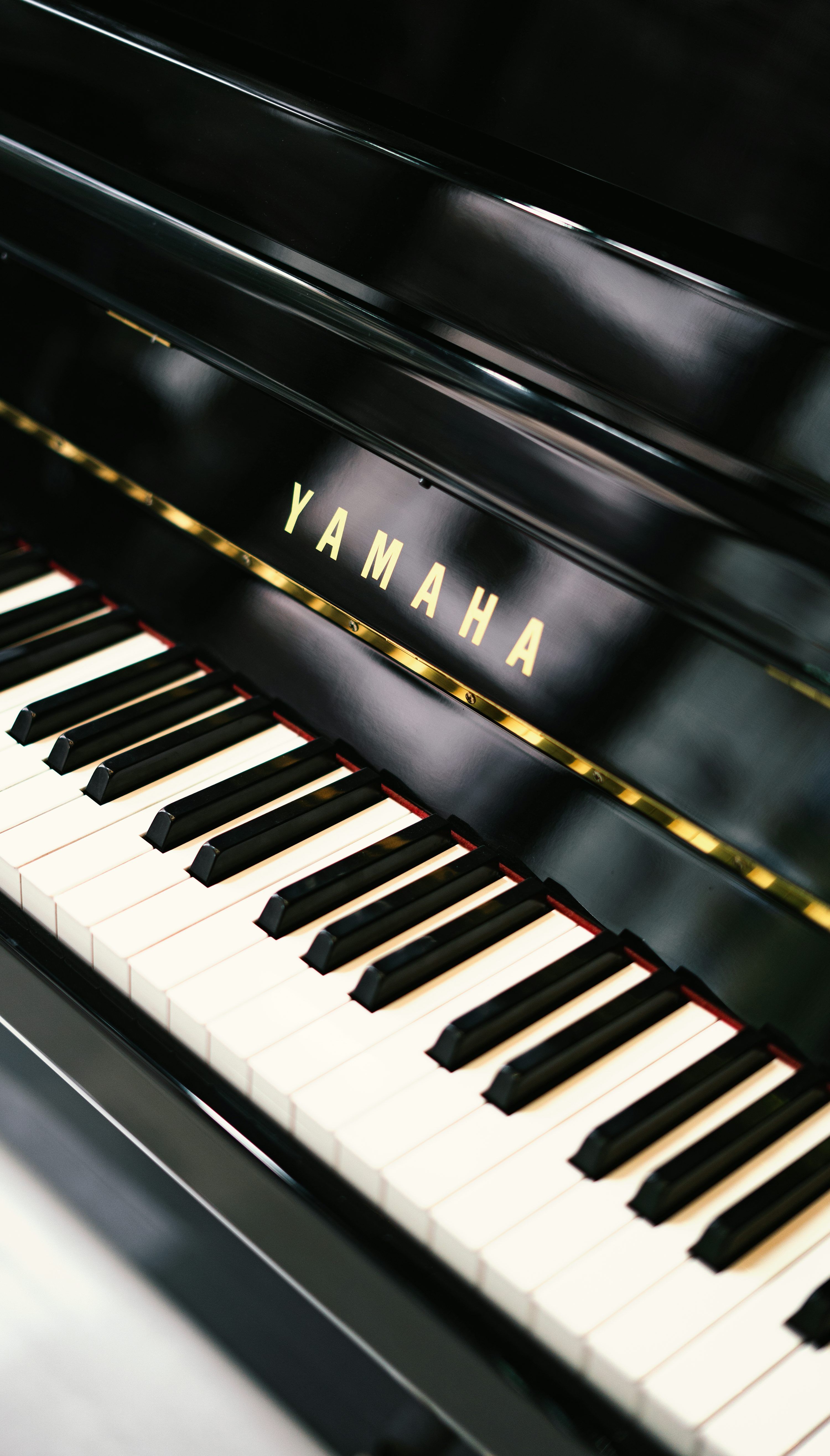 3000x5265 A piano with a black background photo