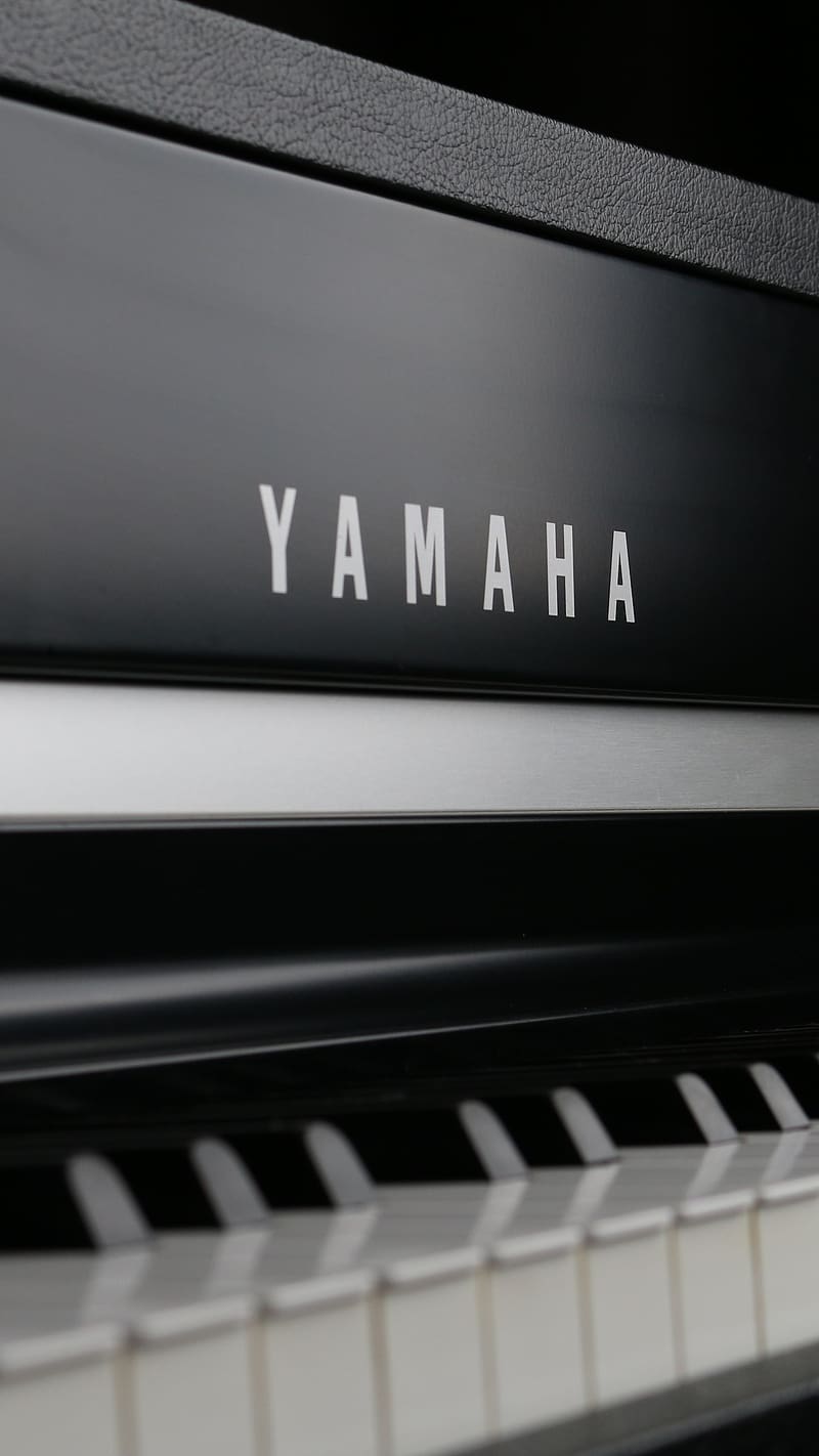 800x1422 Black Lover, Piano, Yahama Logo, HD phone wallpaper