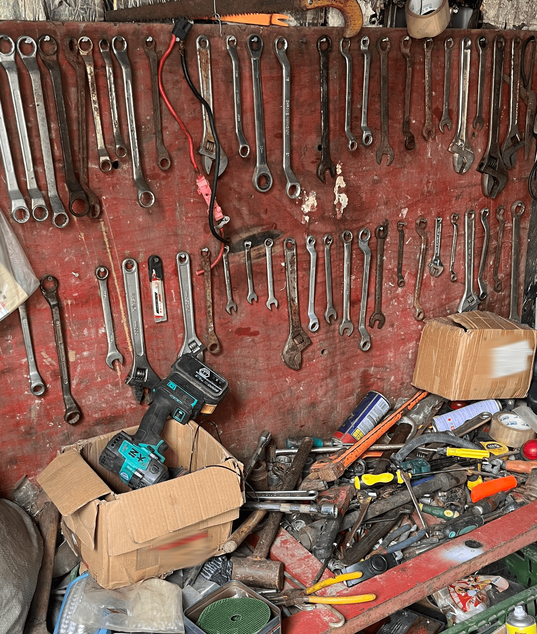 1837x2166 Found my grandpa's old tool wall and I don't think I should touch it