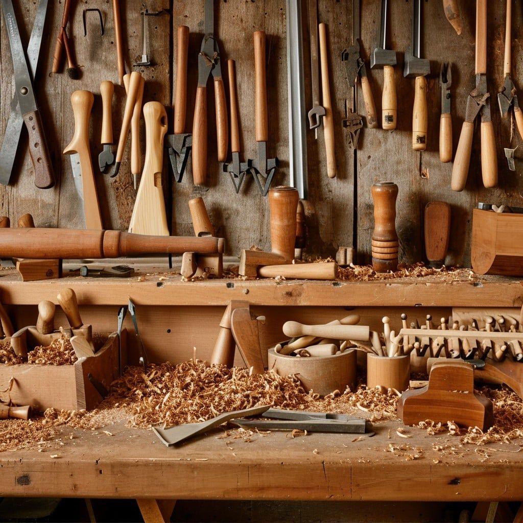1024x1024 Free Artisanal Workshop Tools Image, Workshop, Tools