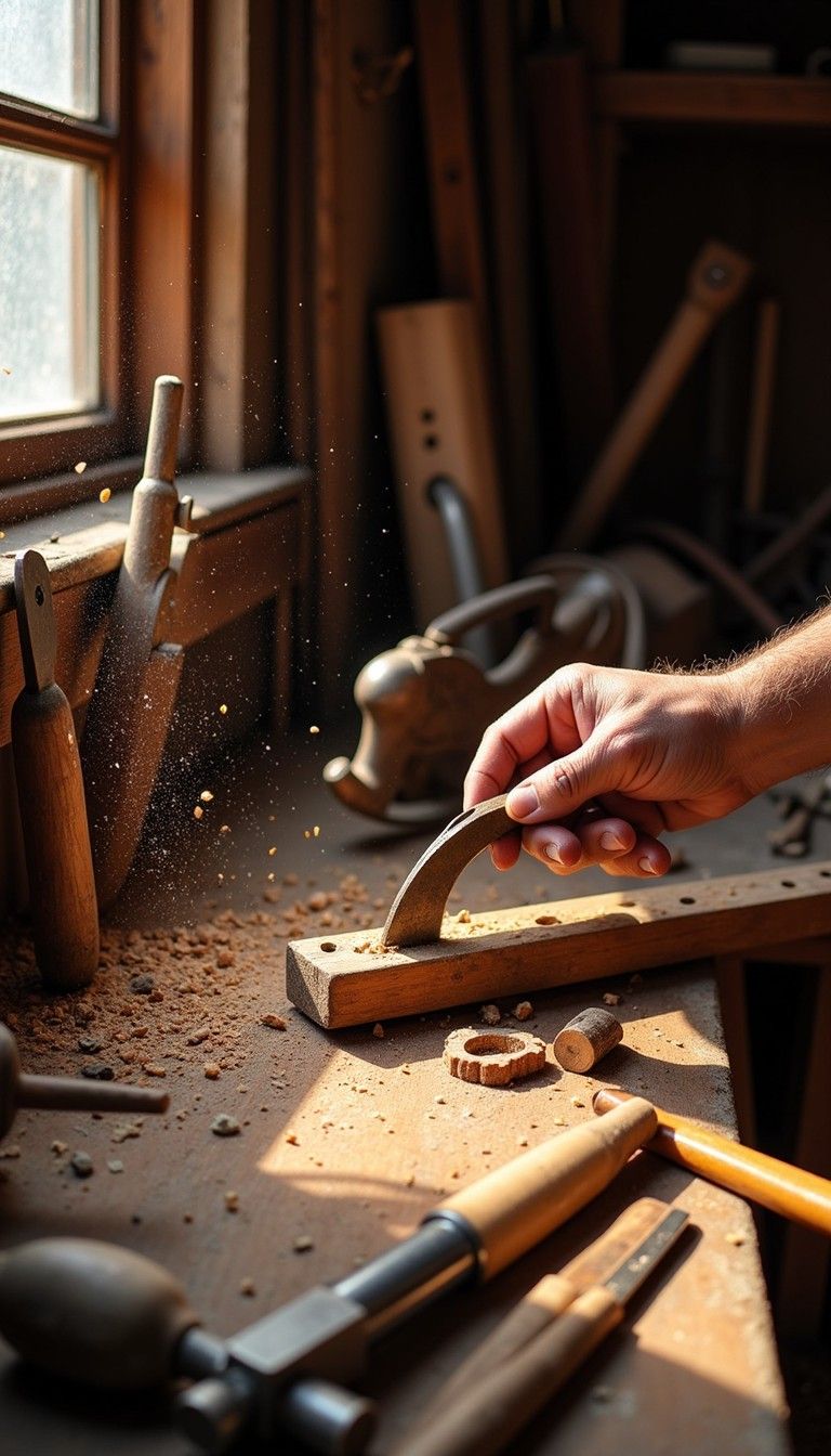768x1344 Free Wooden Workbench Outdoors Image, Workbench, Outdoors