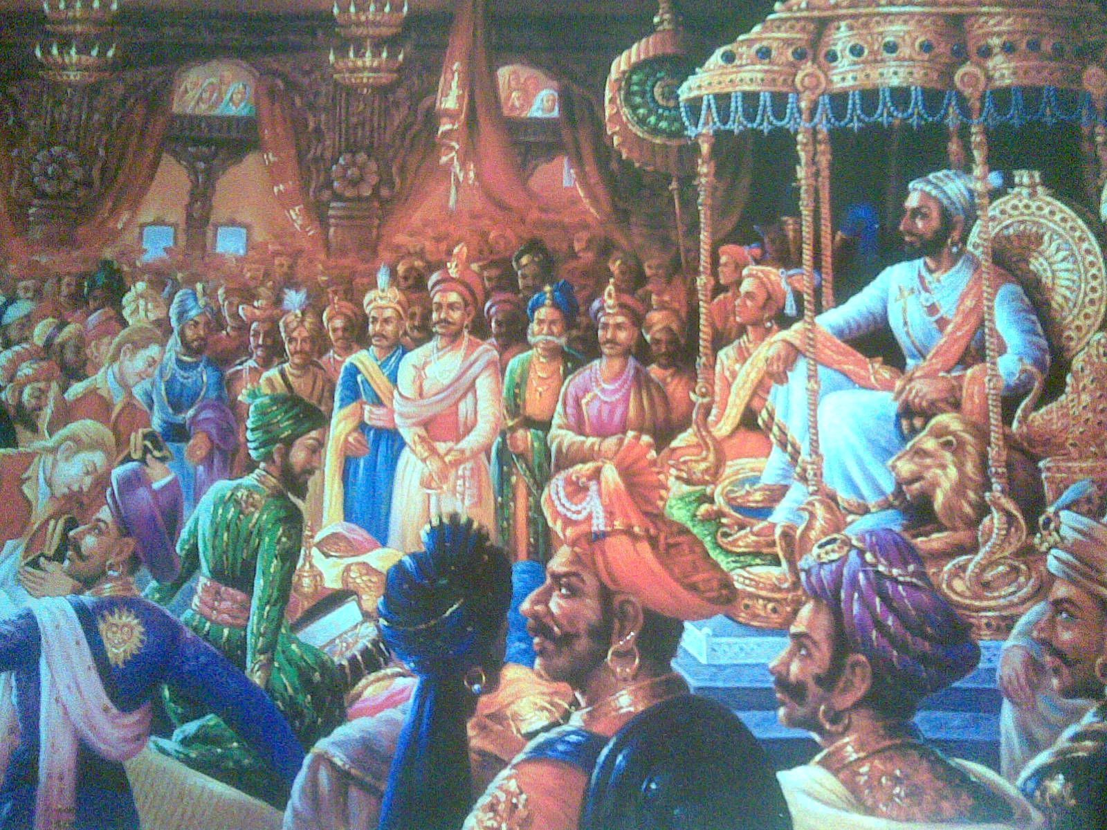 1600x1200 Rajyabhishek Shivaji Maharaj Wallpaper