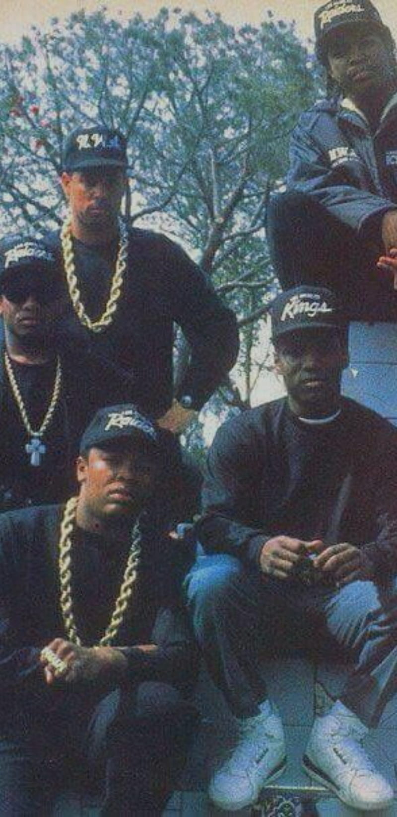800x1644 NWA, eazy e, mc ren, ice cube, dj yella, dr dre, HD phone wallpaper