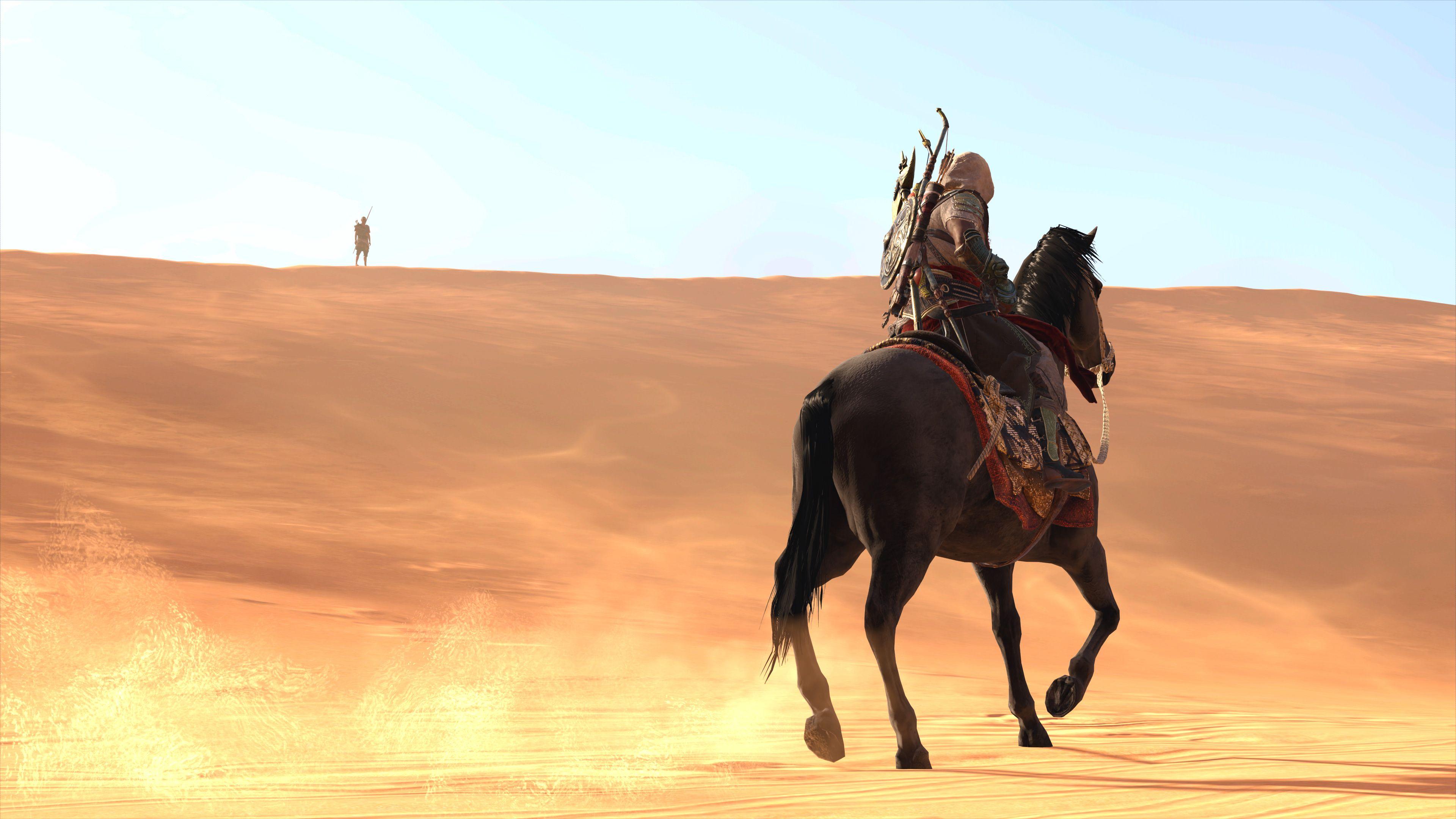 3840x2160 Assassins Creed Origins Sand Horse 4k, HD Games, 4k Wallpaper