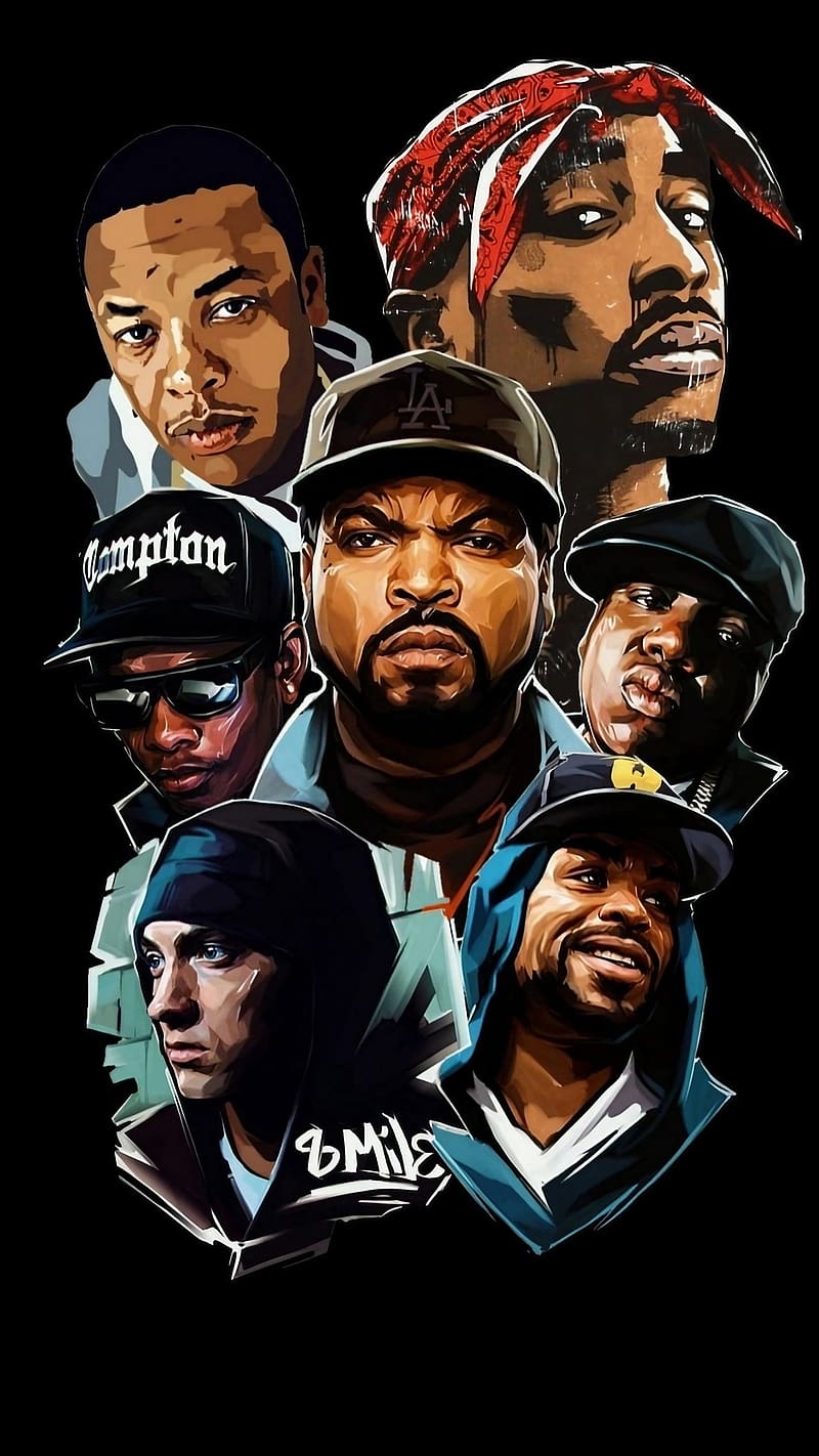 800x1422 This Is Real Hip Hop, eminem, hip hop, ice cube, nwa, onyx, run dmc, schoolly d, HD phone wallpaper