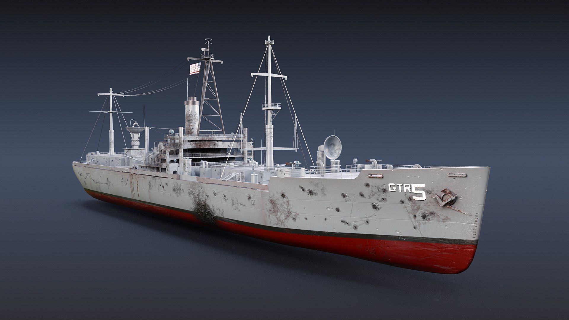 1920x1080 Uss Liberty 3D Max