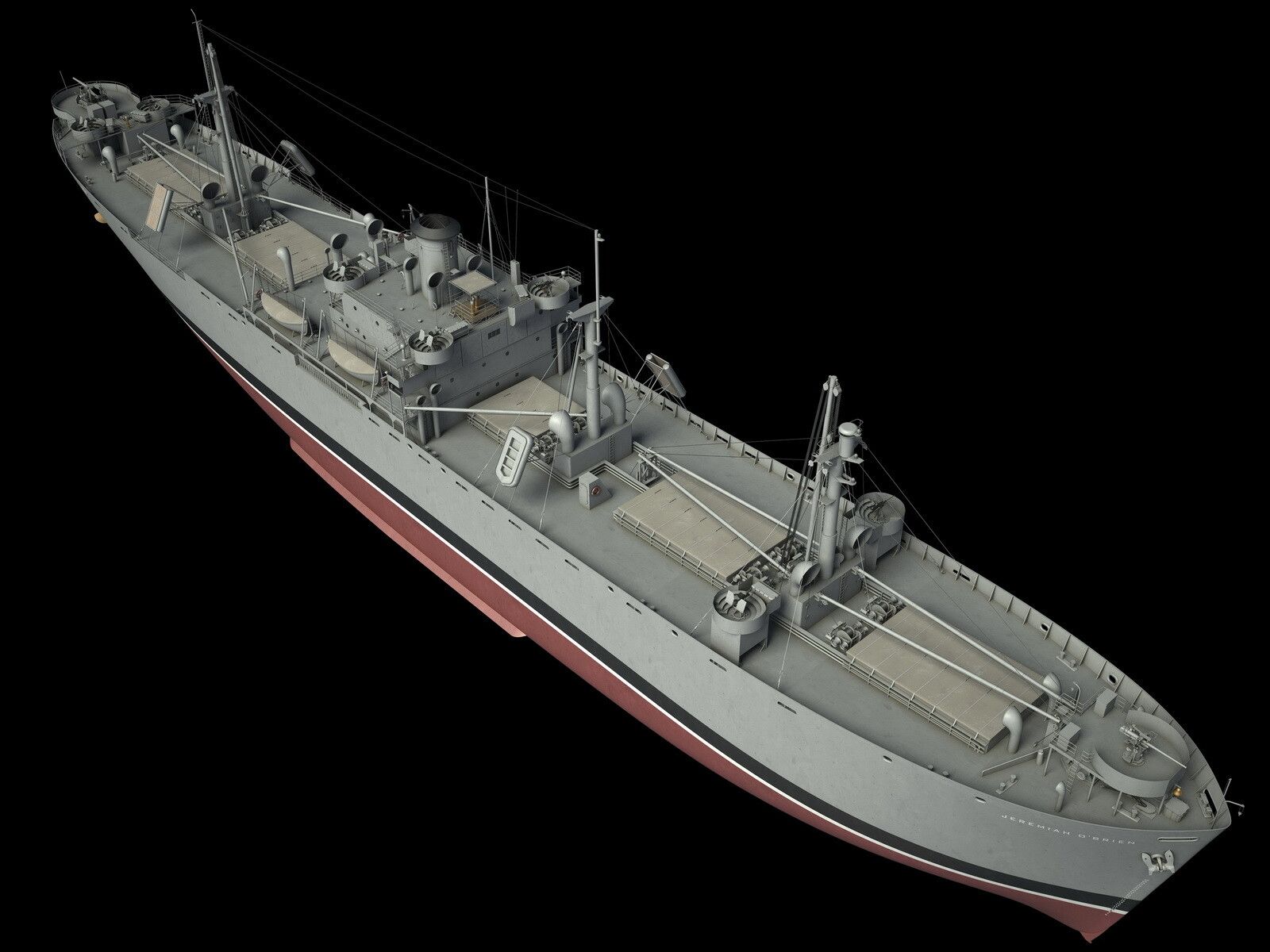 1600x1200 American Liberty Class Cargo Ship SS Jeremiah O'Brien