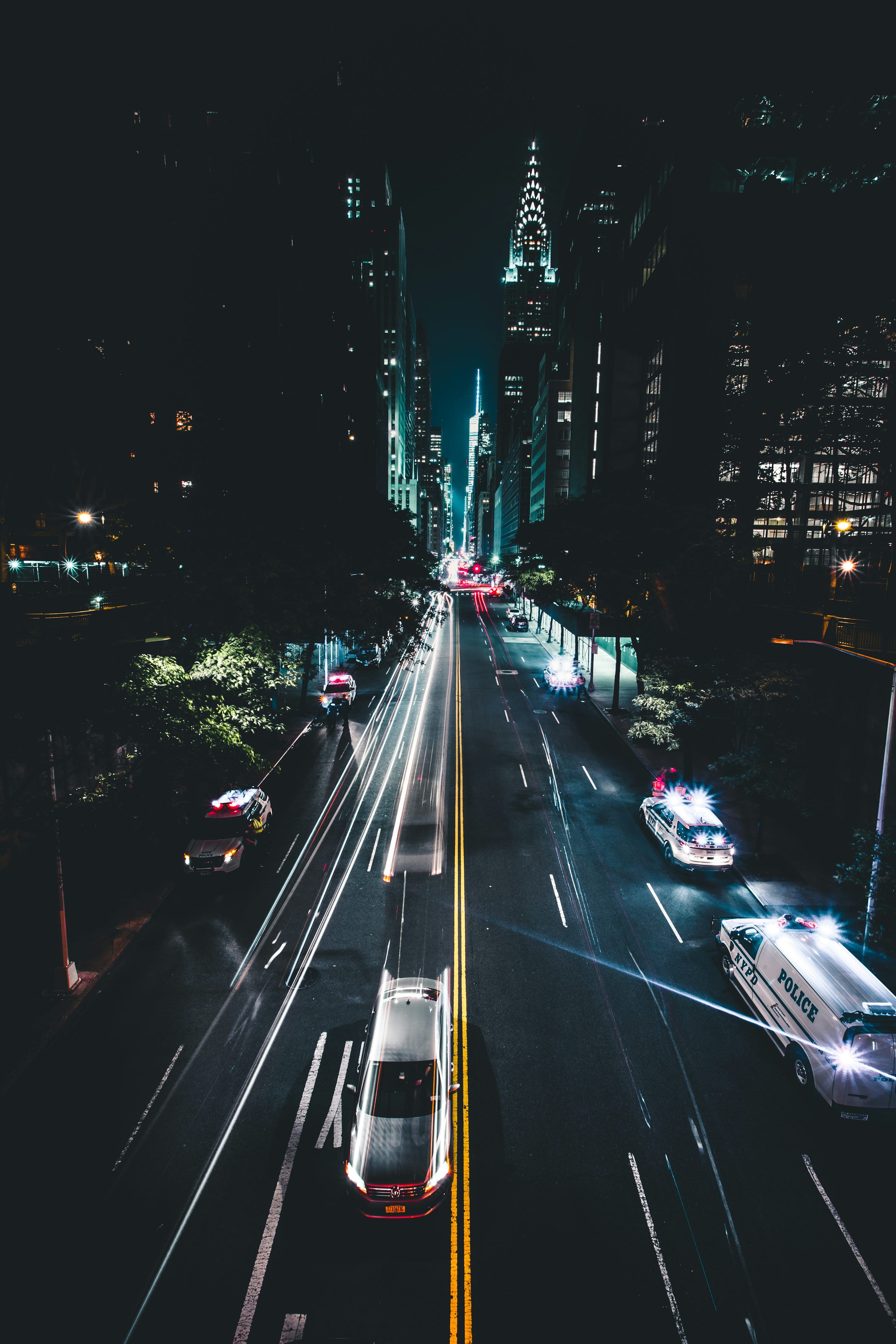 3000x4500 Timelapse photography of cars on road photo