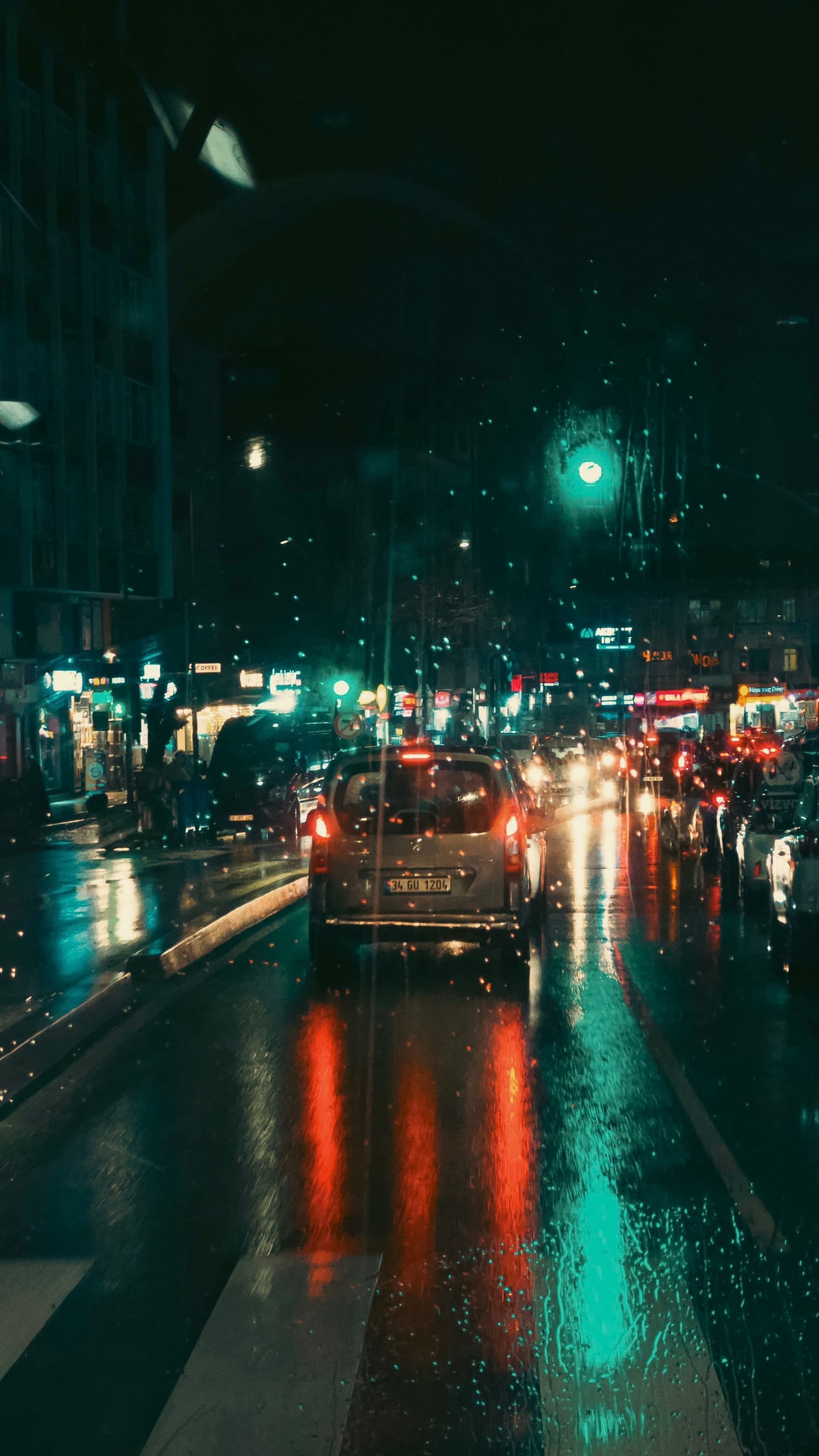 1851x3290 Car Night Street Photo, Download The BEST Free Car Night Street & HD Image