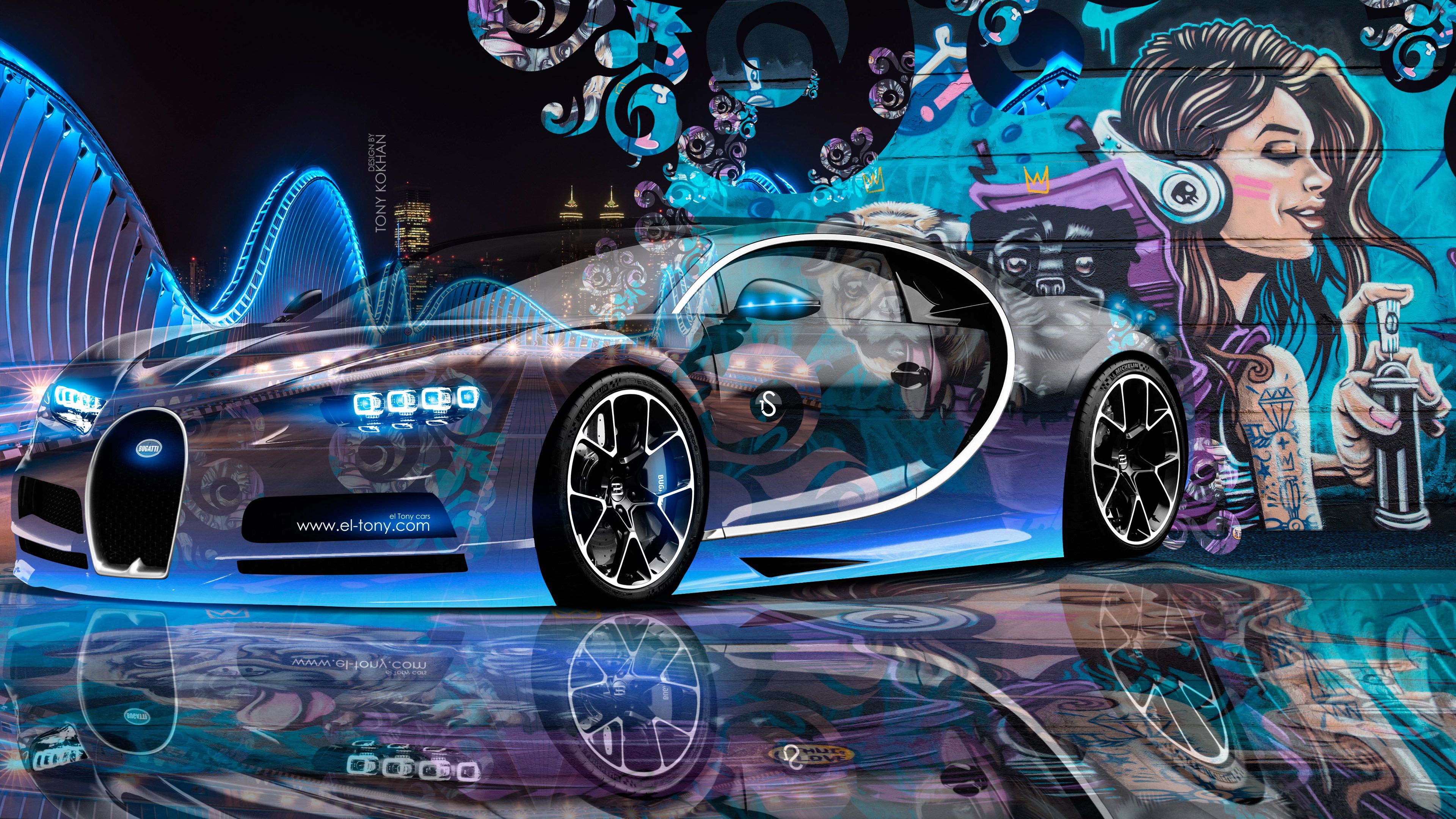 3840x2160 Wallpaper Black and White Car Wheel, Background Free Image