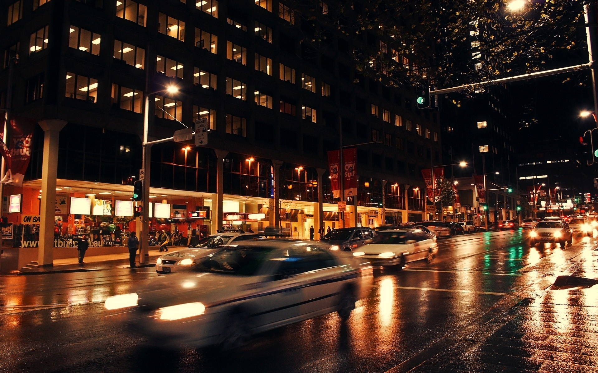 1920x1200 city, night, street Wallpaper, HD City 4K Wallpaper, Image and Background