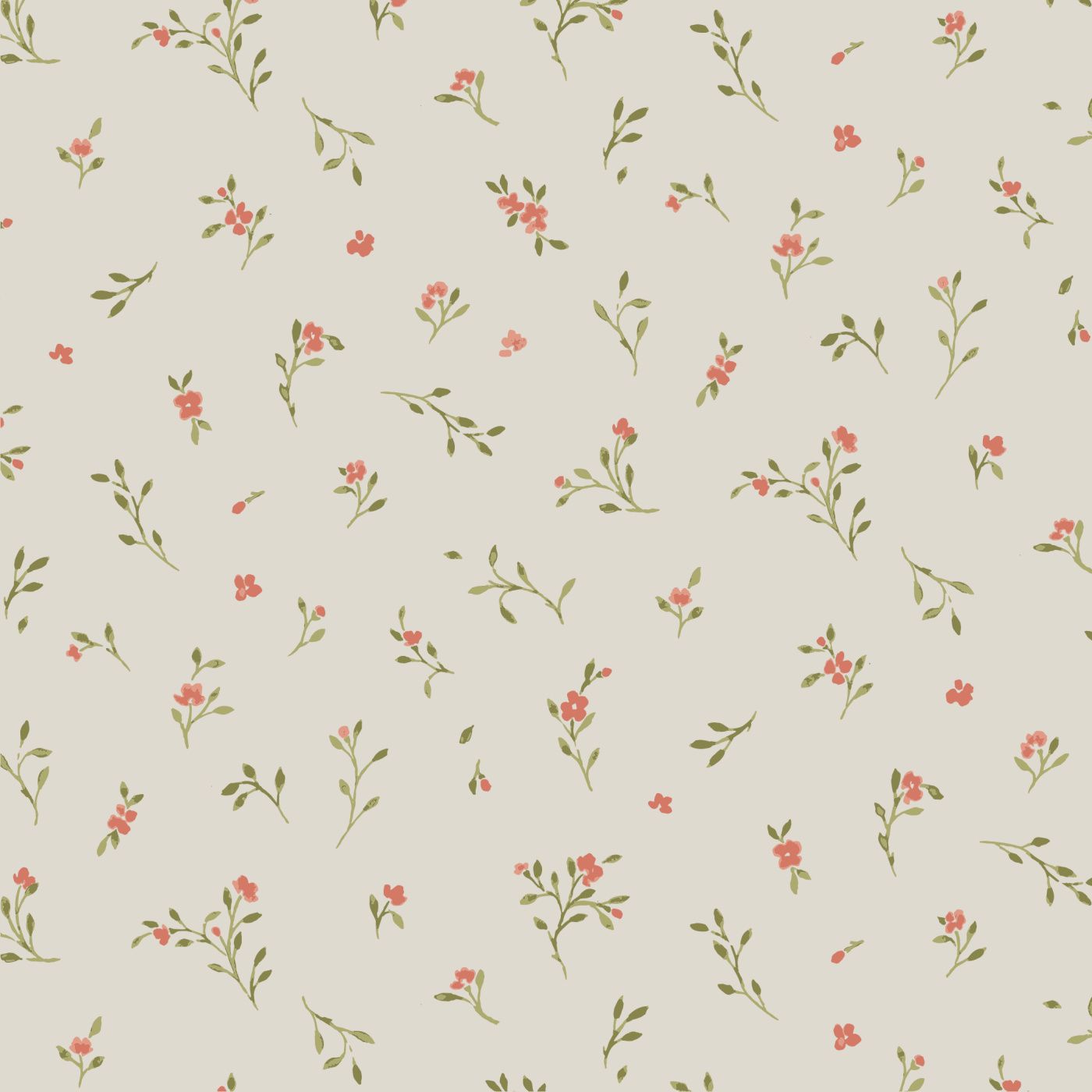 1400x1400 Itsy Ditsy Flowers Wallpaper