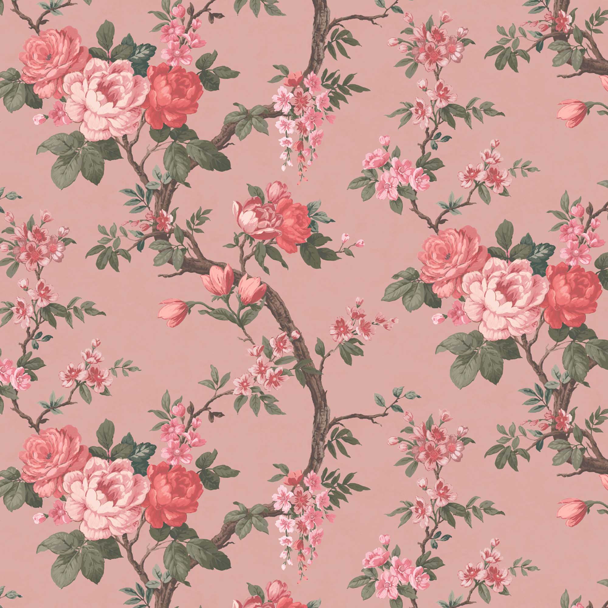 2000x2000 Ditsy Floral Old Rose Wallpaper