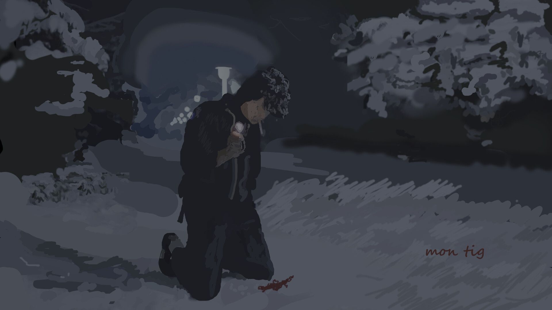 1920x1080 Viktor Tsoi Needle 1988