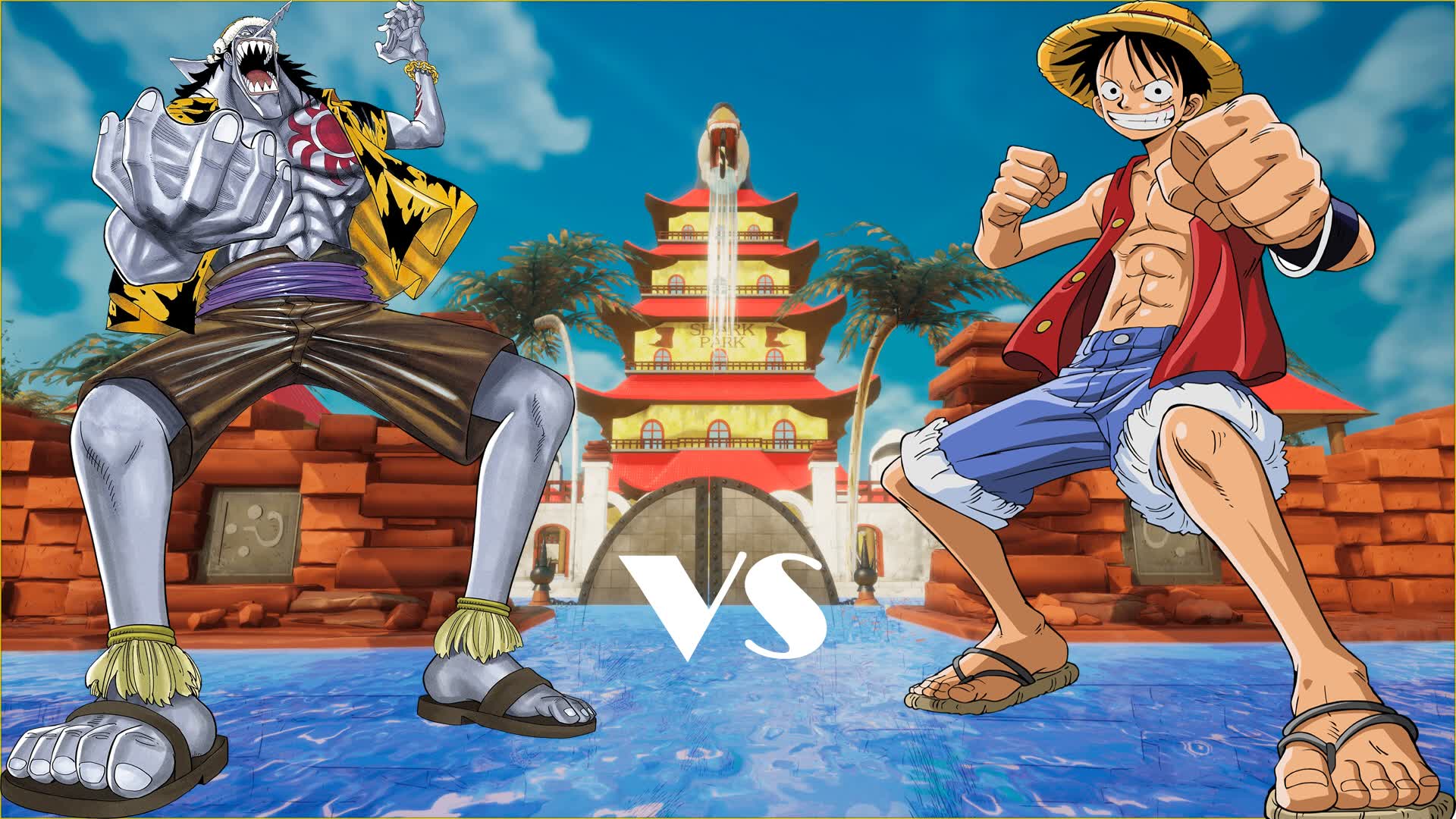 1920x1080 One Piece : Luffy vs Arlong [ naruto ]