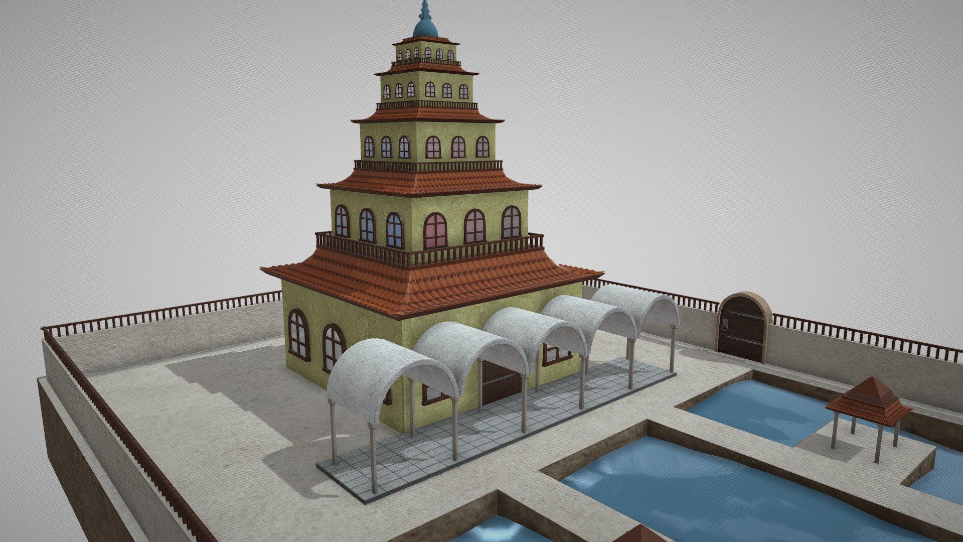 1920x1080 Arlong park. one piece. Fish man island Free 3D model by aryan_yadav [0928d86]