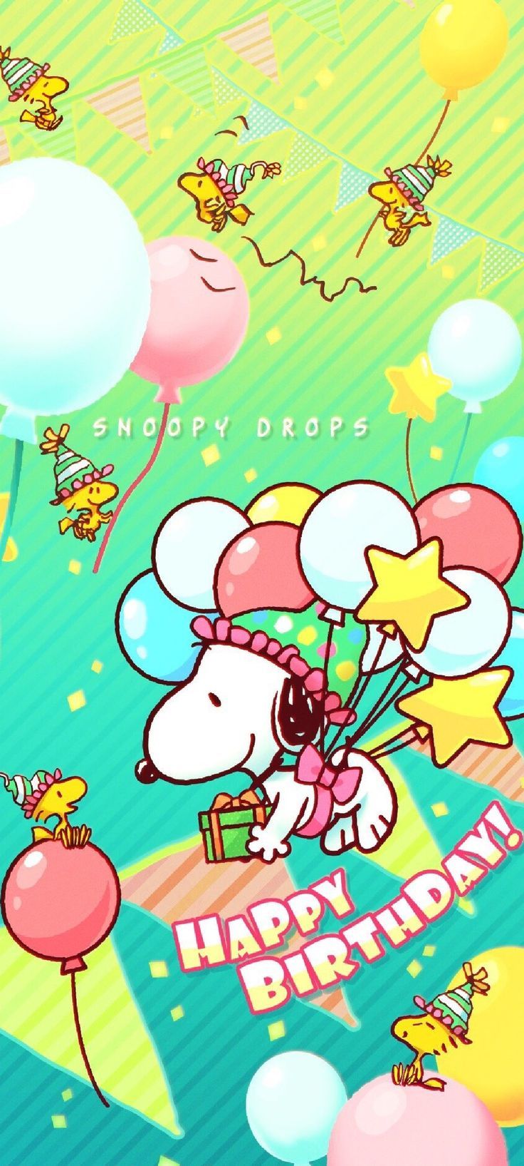 736x1635 Happy birthday snoopy card. Birthday snoopy wallpaper, Happy birthday snoopy image