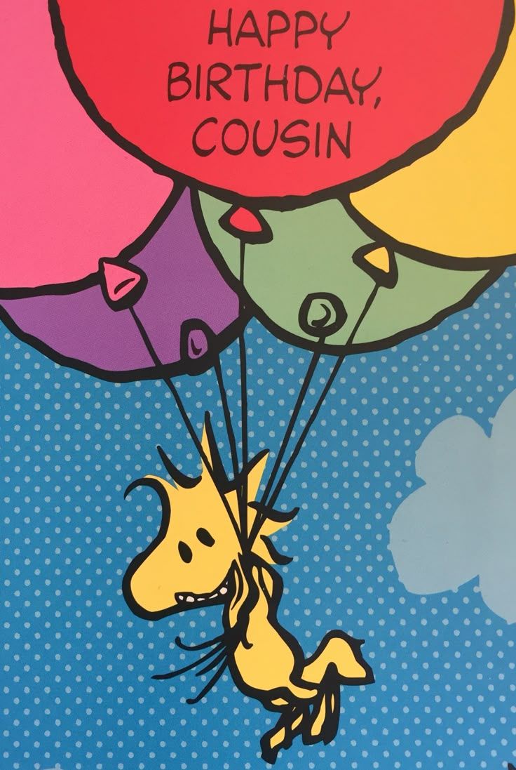 736x1097 Happy birthday snoopy image. Happy birthday cousin, Happy birthday illustration, Happy birthday art