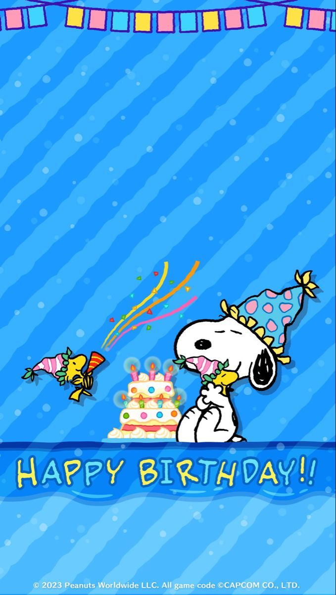 679x1200 Snoopy happy birthday wallpaper
