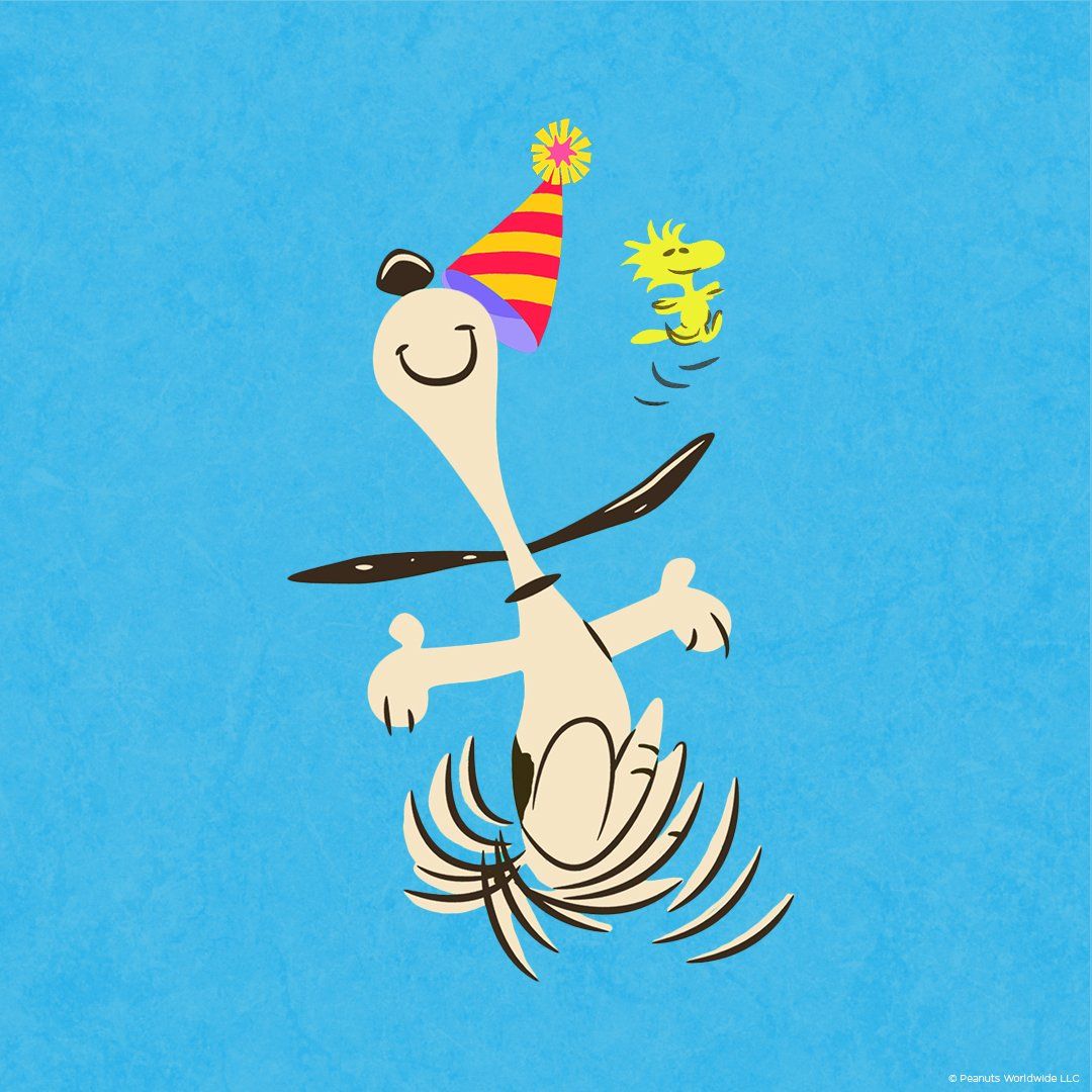 1080x1080 Happy birthday to our favorite dancing beagle, #Snoopy #Peanuts #HappyBirthdaySnoopy #SnoopysBirthday