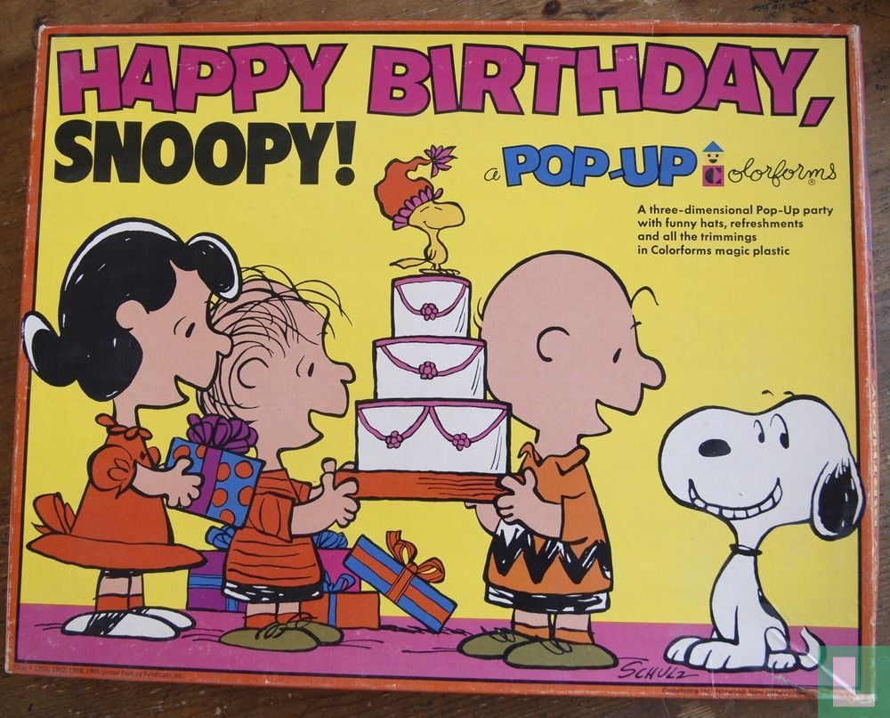 1000x806 Happy Birthday, Snoopy (1974)