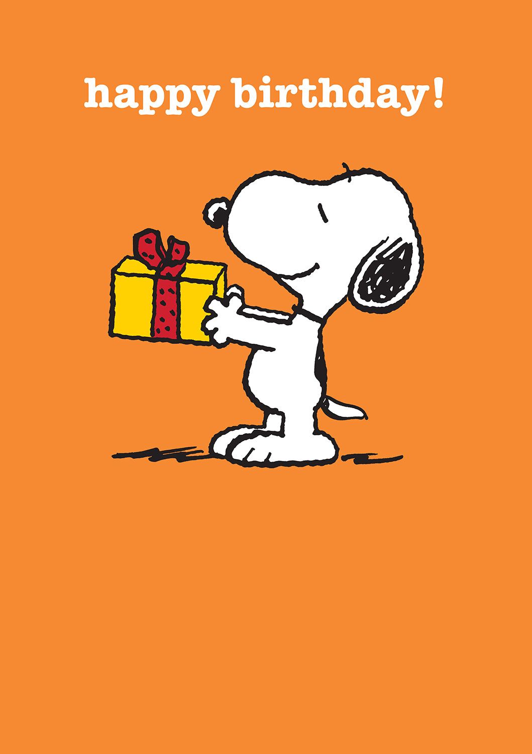 1059x1500 Snoopy Happy Birthday! Card