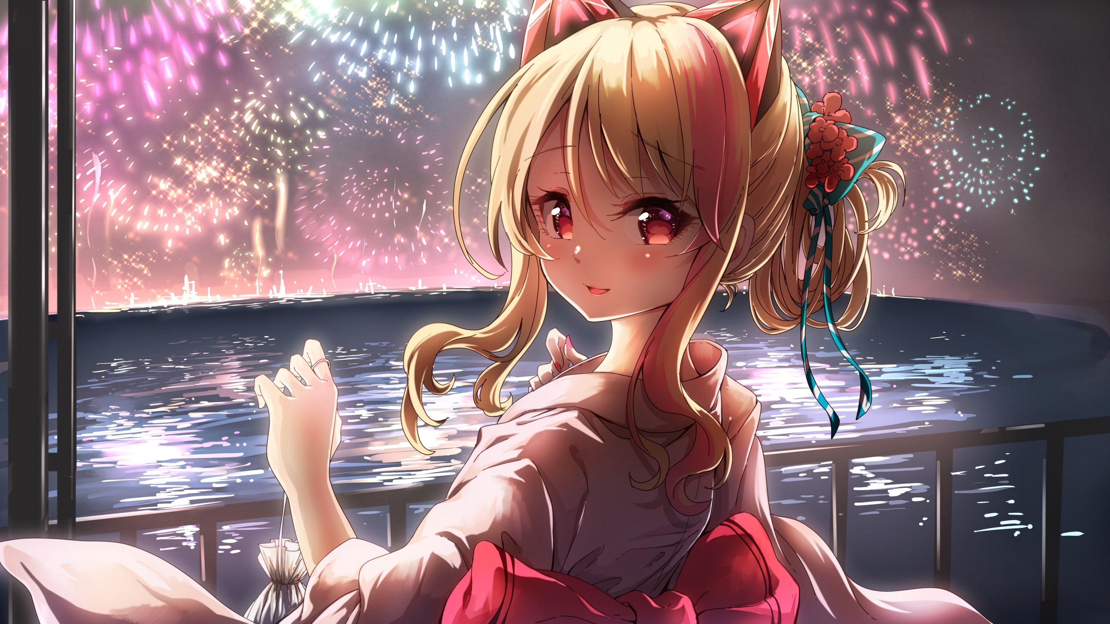 3840x2160 Cute Anime Girl 4k Wallpaper