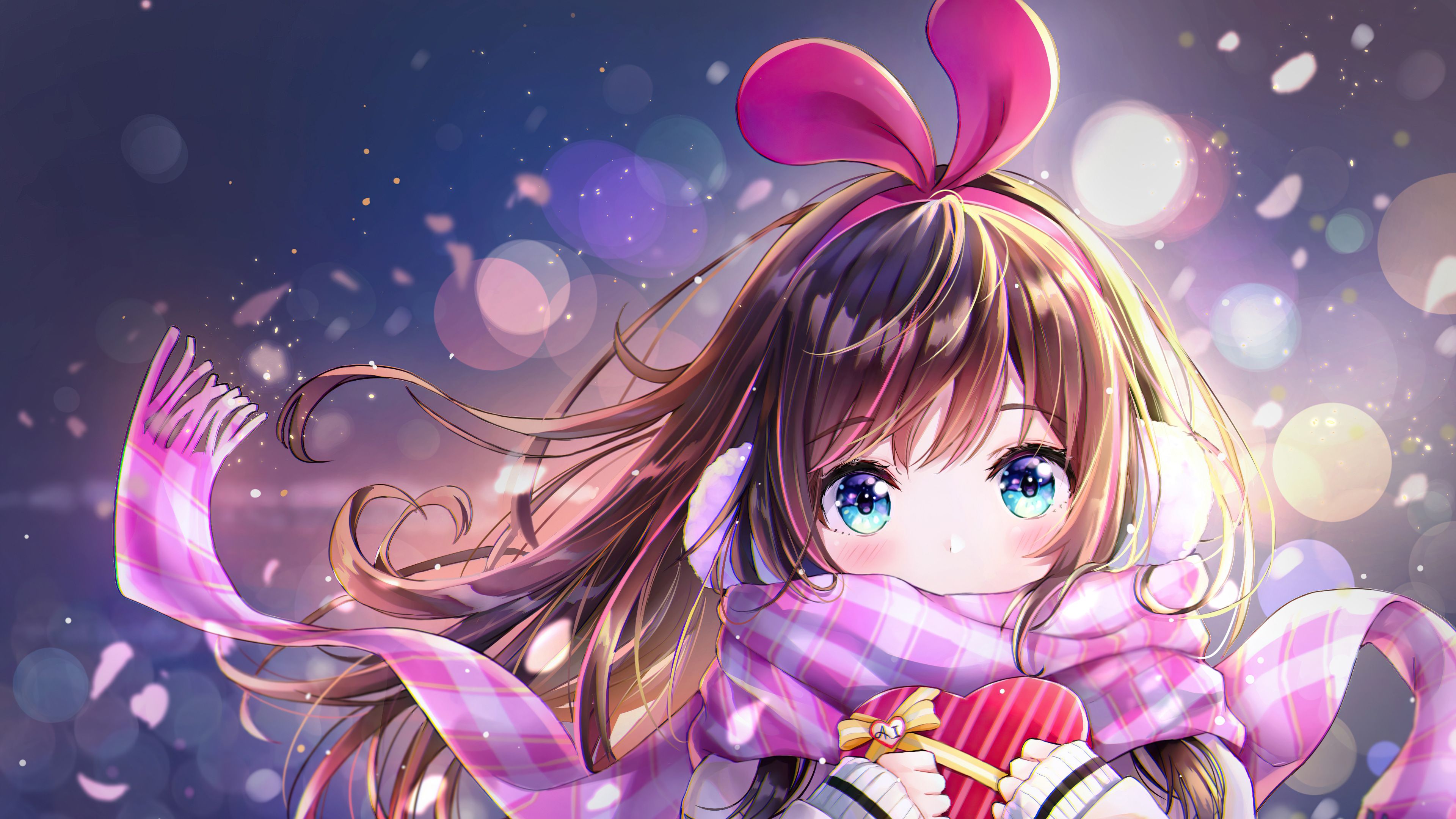 3840x2160 Cute Girl Anime 4k Wallpaper