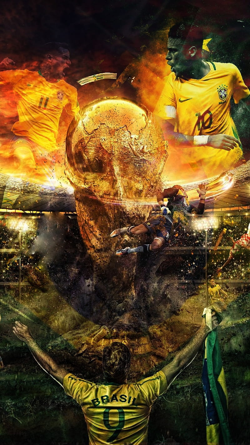 800x1422 Brazil, ball, brazil, fifa football, neymar, super, guerra, world cup HD phone wallpaper