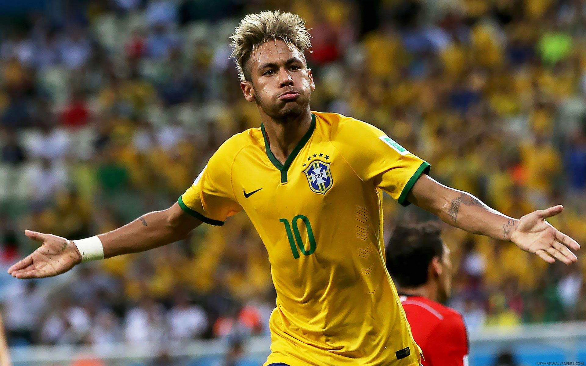 1920x1200 Neymar World Cup Wallpaper