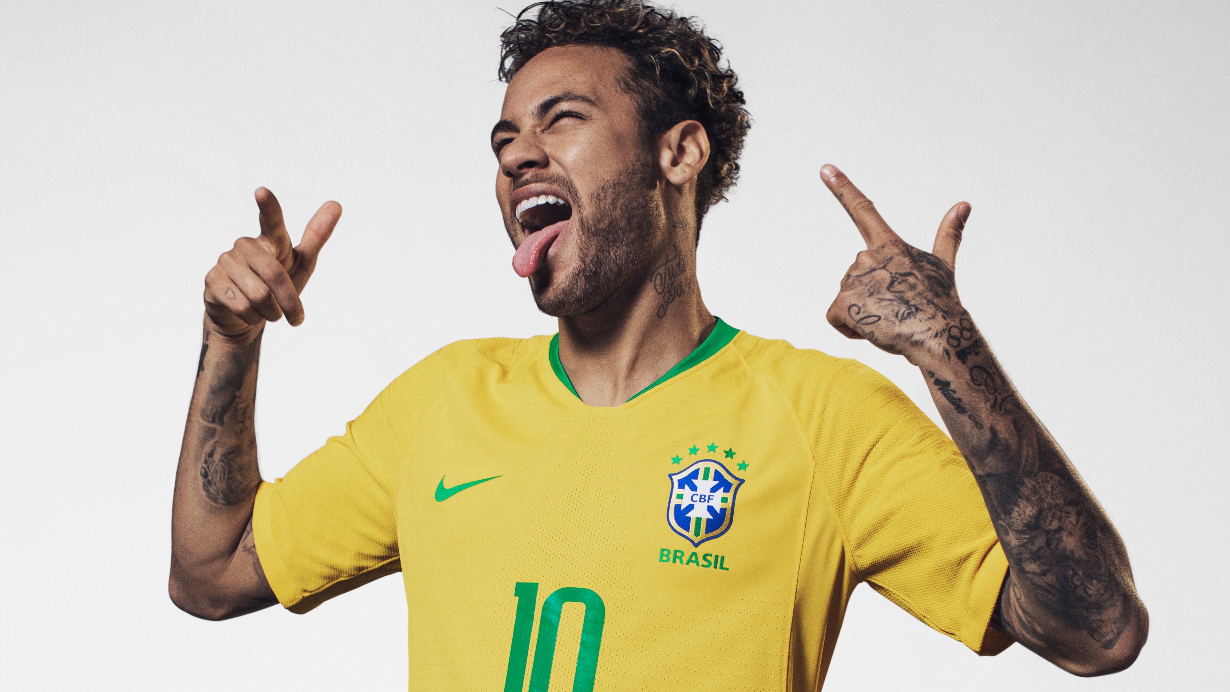 4000x2250 Wallpaper Man in Yellow Nike Crew Neck Shirt, Background Free Image