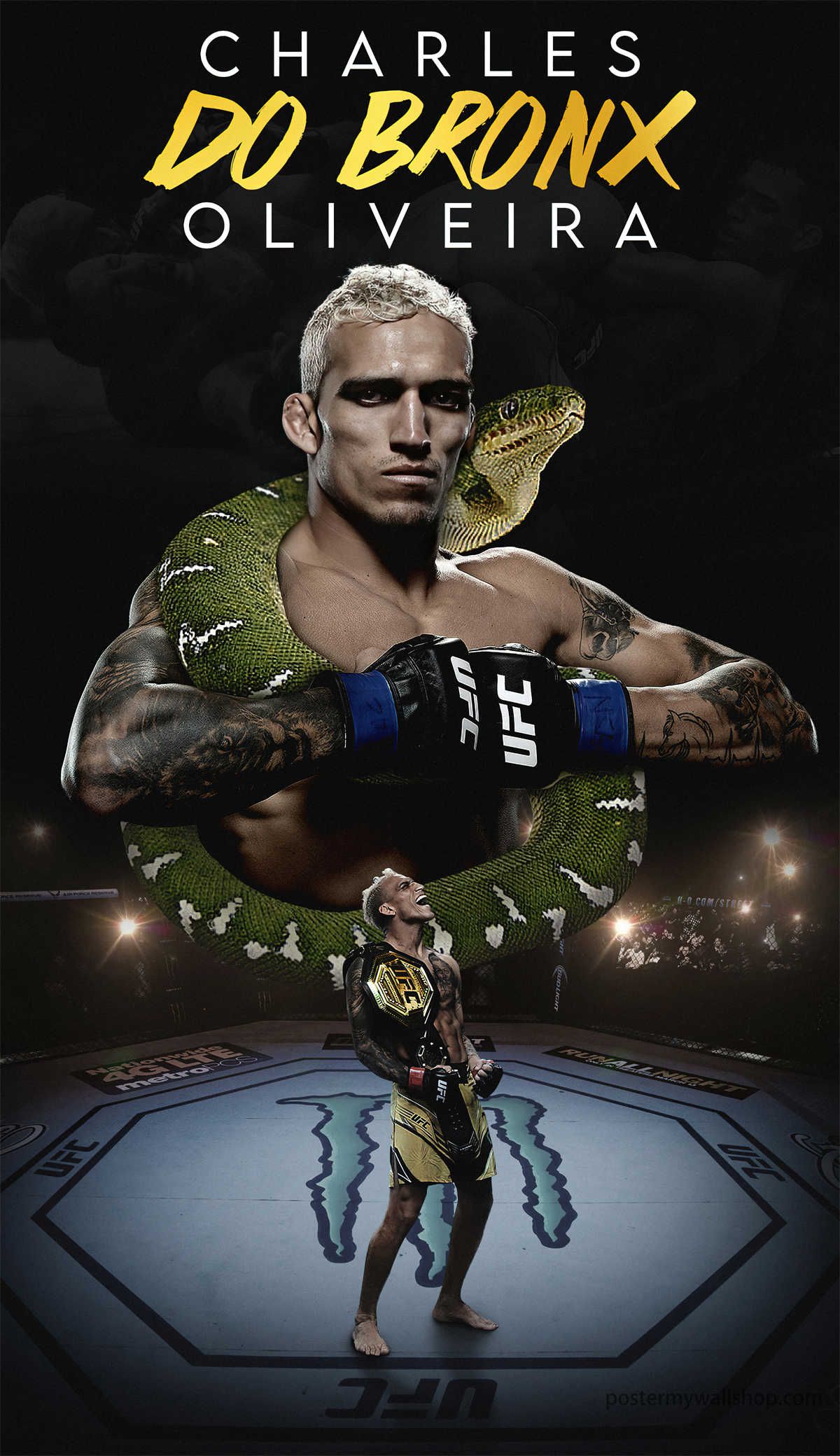 1200x2080 Poster Tribute Charles Oliveira: The Submission Specialist of the UFC My Wall Shop