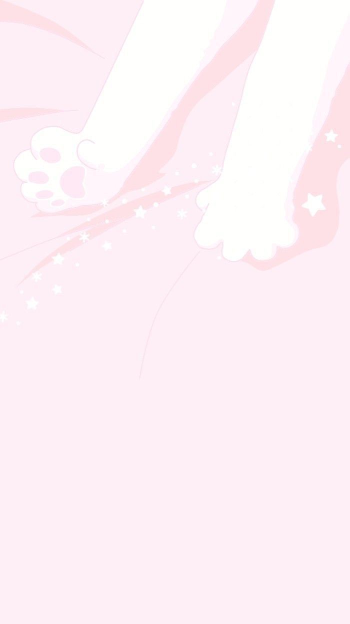 700x1246 Light Pink Anime Wallpaper