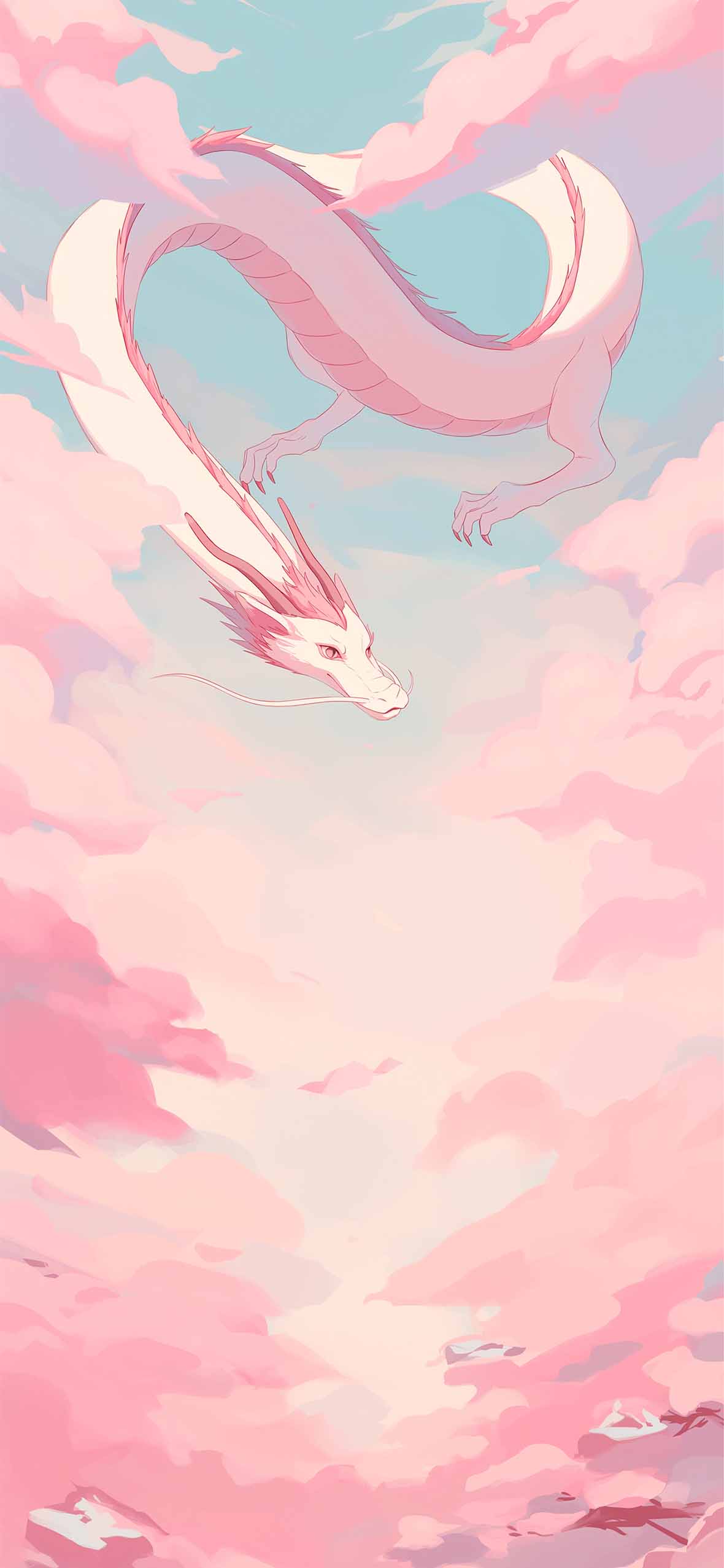 1180x2554 Haku Dragon Spirited Away Anime Wallpaper Wallpaper HD
