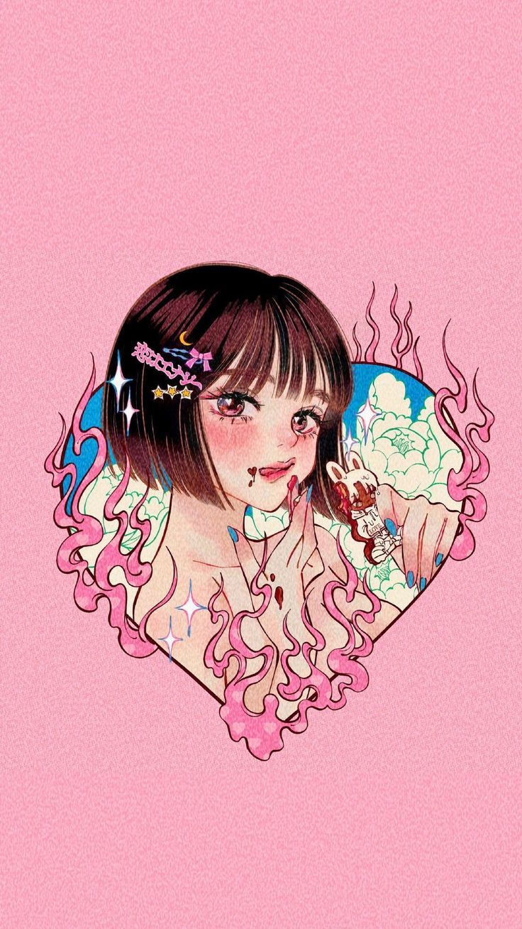 736x1308 Pink and white wallpaper. Pink anime wallpaper background, Aesthetic posters pink white, Pink z flip