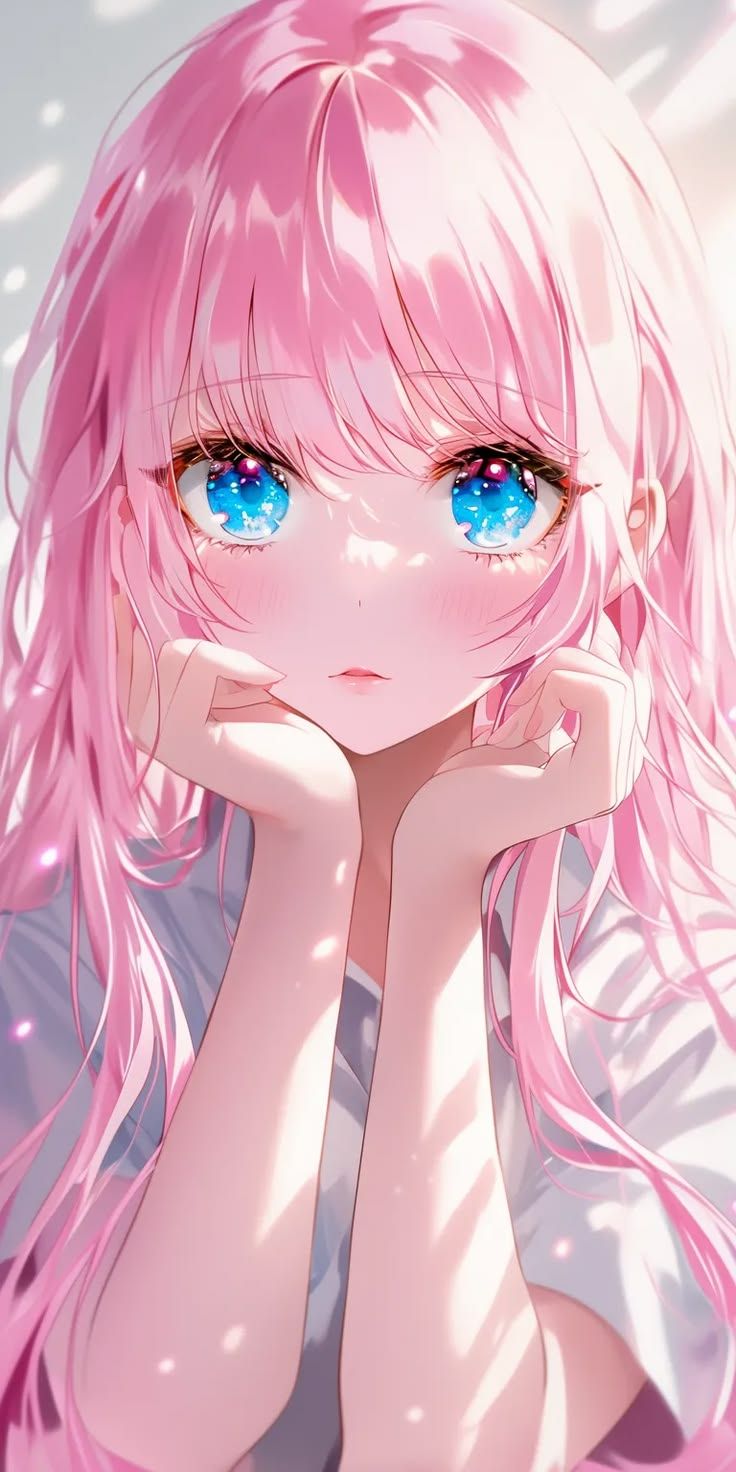 736x1472 anime wallpaper pink 4