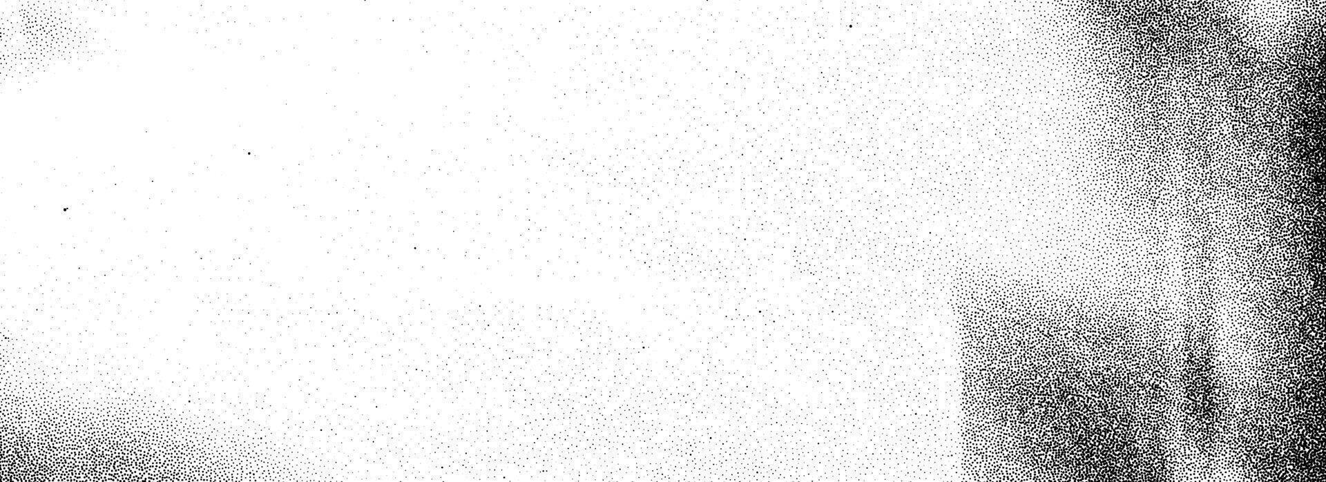1920x698 Noise grain texture. Glitch rasterized photocopy effect backdrop. Aged dotted degraded distressed overlay. Sand dust particle wallpaper. Stippled grungy background. Grunge worn weathered paper