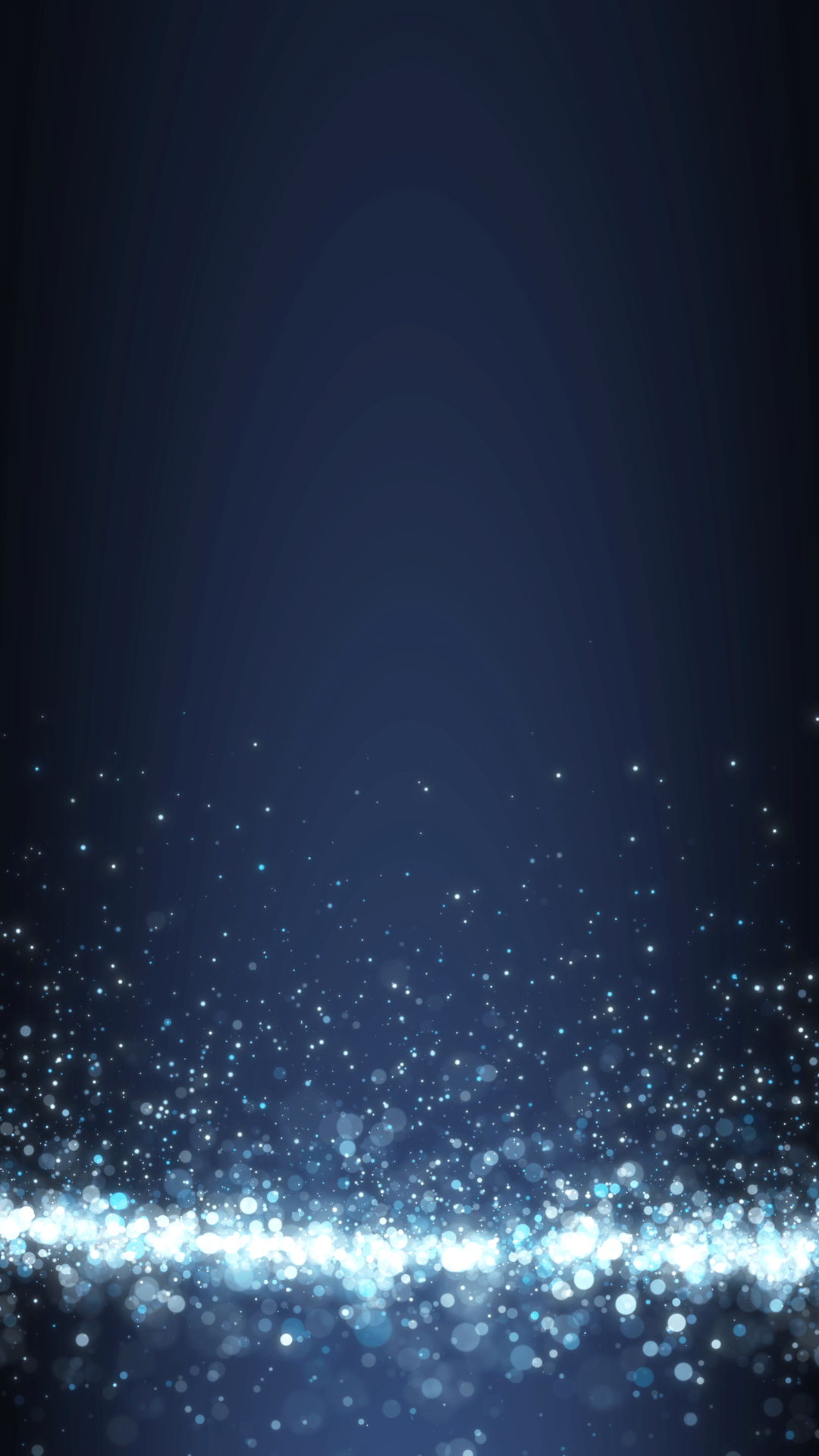 1080x1920 Elegant blue dust particles with light bokeh slowly drifting in motion. Vertical, Full HD. 4K