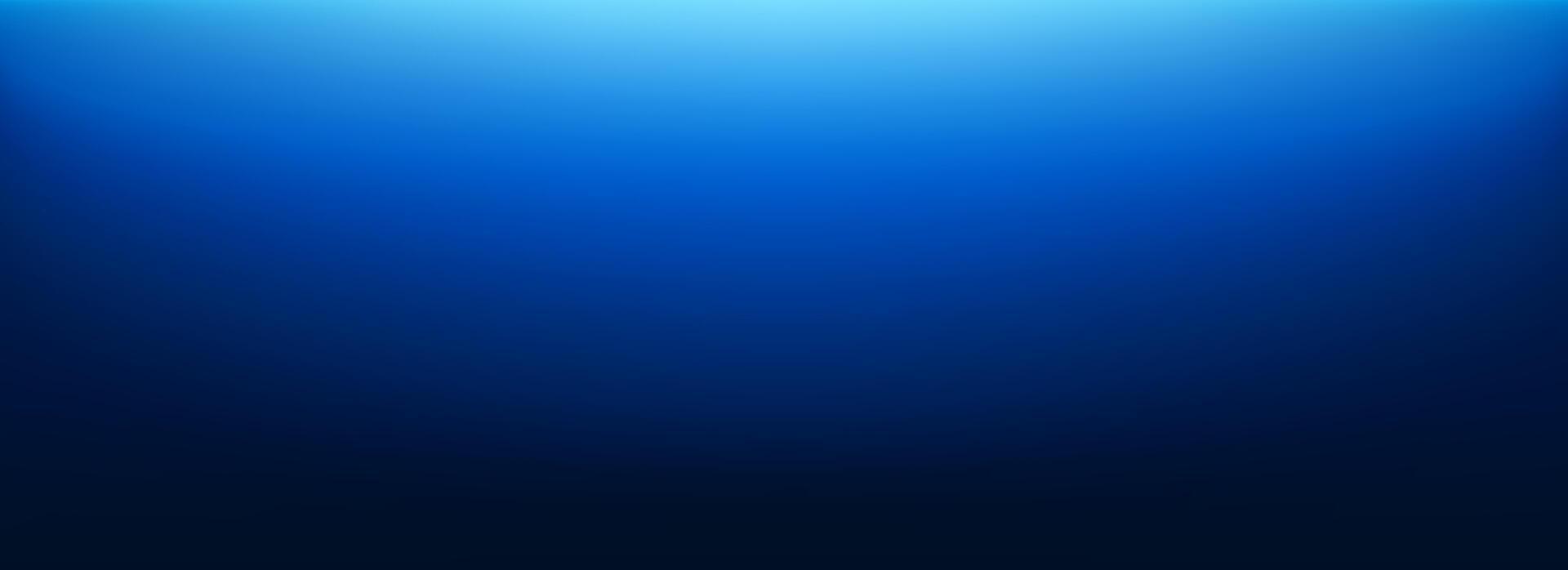 1920x698 Deep blue sea gradient wallpaper. Abstract dark navy underwater background. Blurred ocean backdrop for template, presentation, banner, brochure, poster. Deep water or night sky concept design