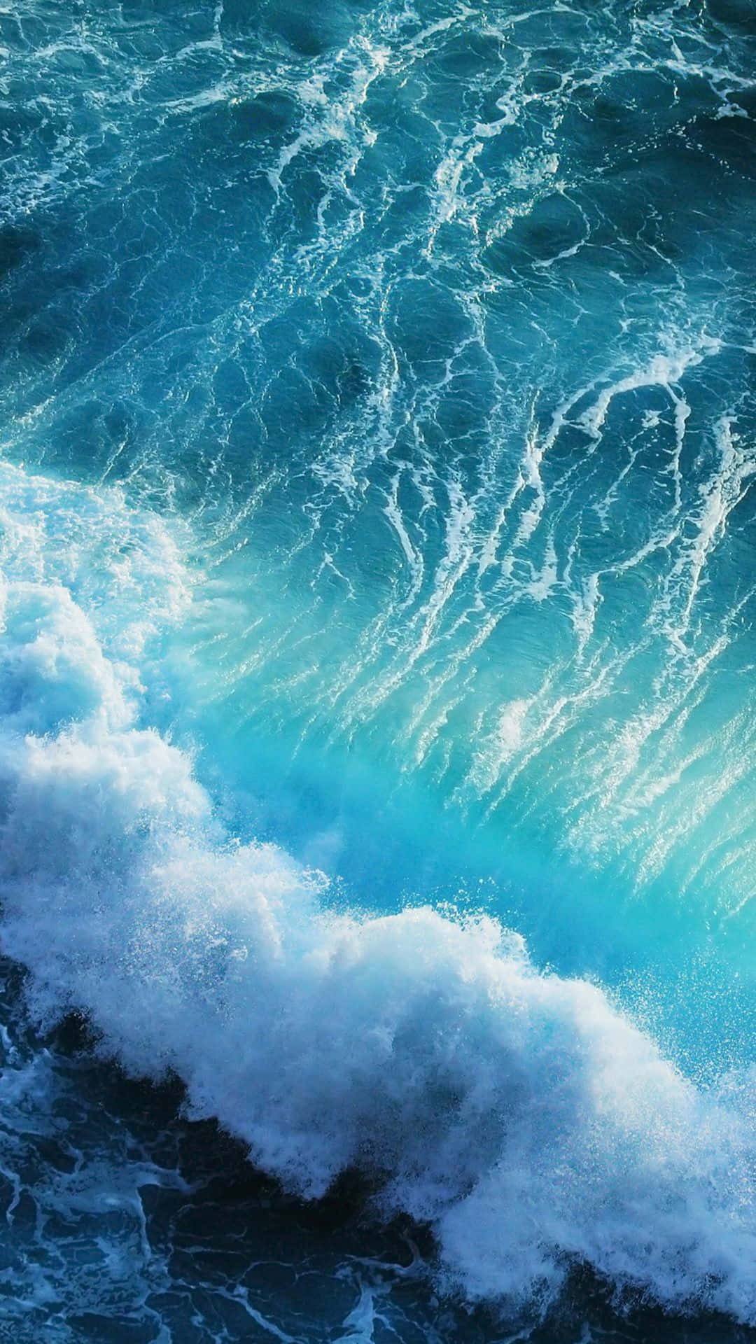 1080x1920 Download Caption: Majestic Deep Blue Water Background