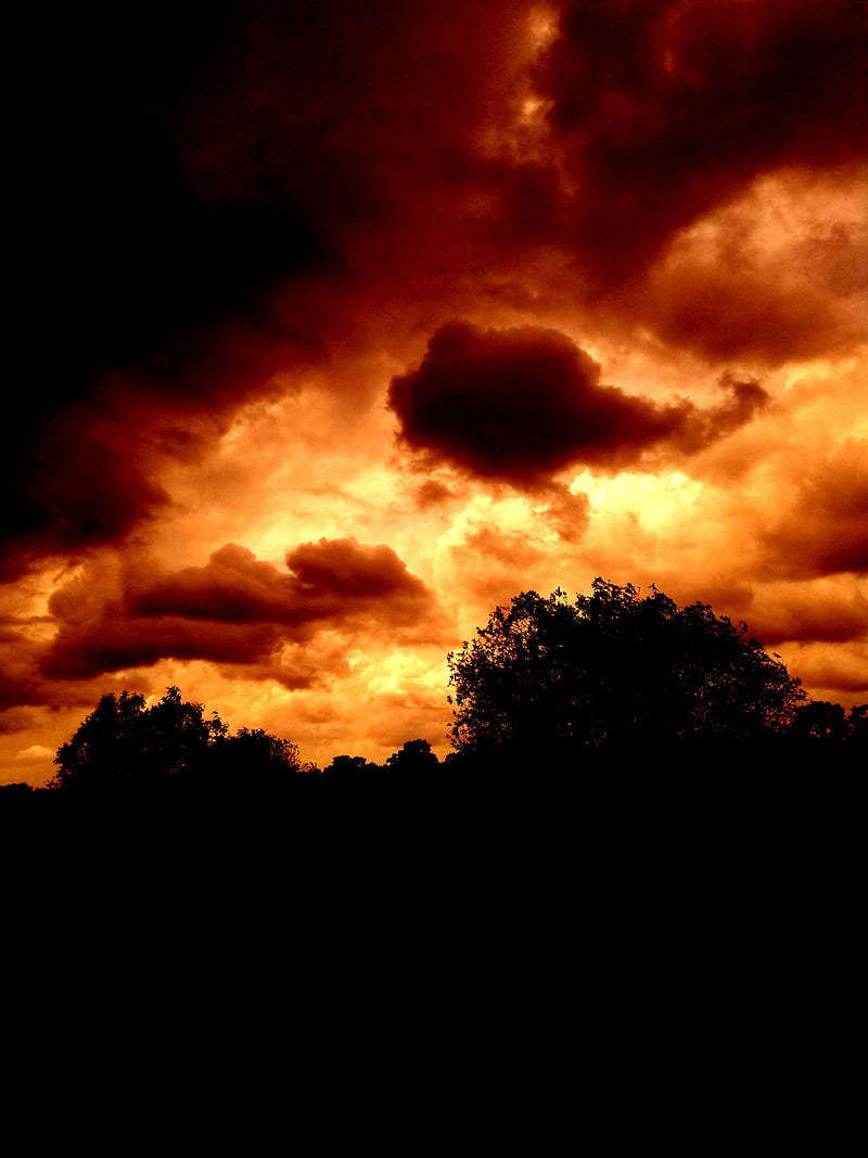 800x1067 Apocalypse, orange, sky, HD phone wallpaper