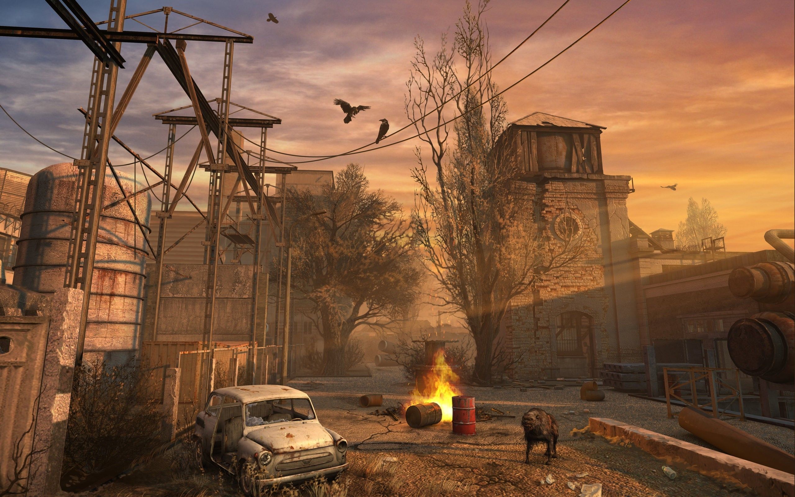 2560x1600 apocalyptic, S.T.A.L.K.E.R., Video Games Wallpaper HD / Desktop and Mobile Background