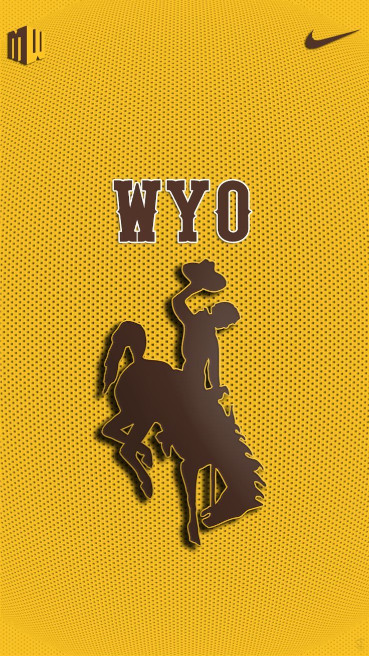 736x1309 Wyoming Cowboys Logo. College sports merchandise ideas, University fan gear inspiration, Wyoming bucking horse logo