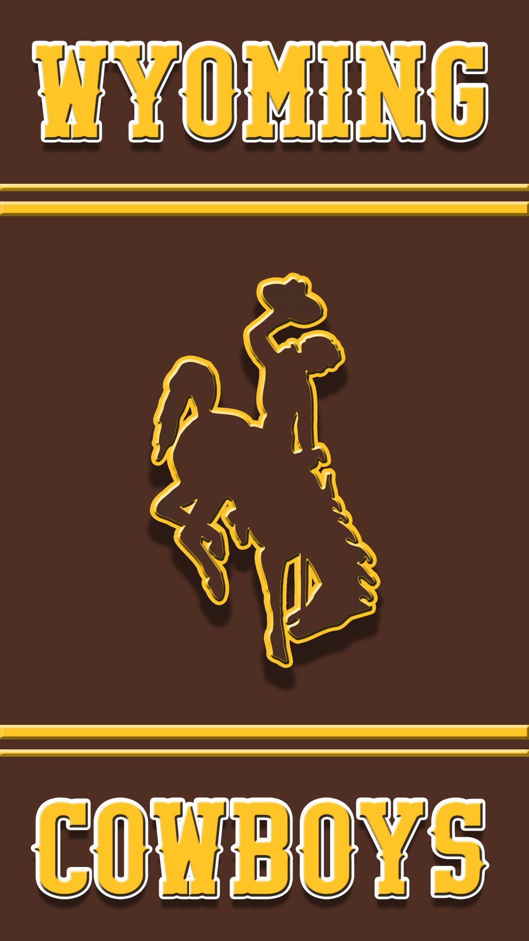 1080x1920 Wyoming Cowboys Football Wallpaper