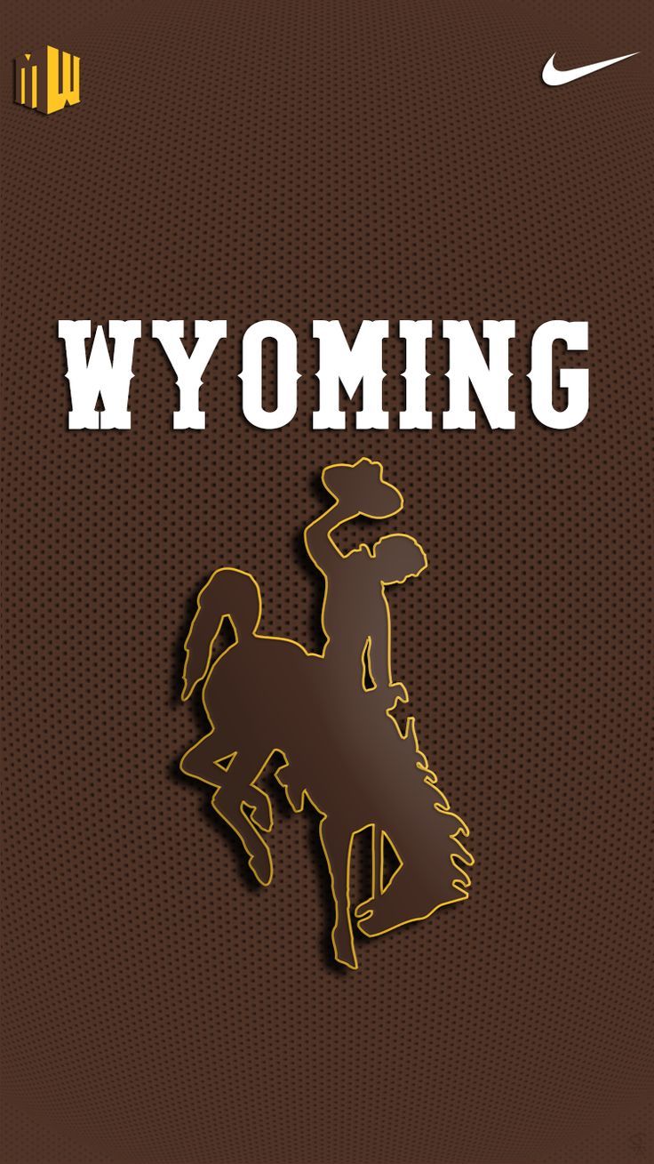 736x1309 Wyoming Logo on Brown Background. Wyoming cowboys football logo, Wyoming cowboys football wallpaper, Wyoming cowboys