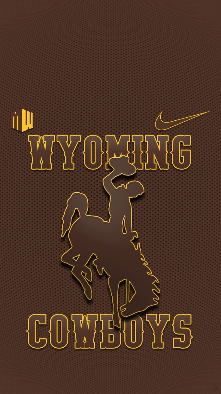 736x1309 Wyoming Cowboys Football Wallpaper. Cowboy party decoration ideas, Cowboy silhouette on argyle background, Western themed wallpaper design