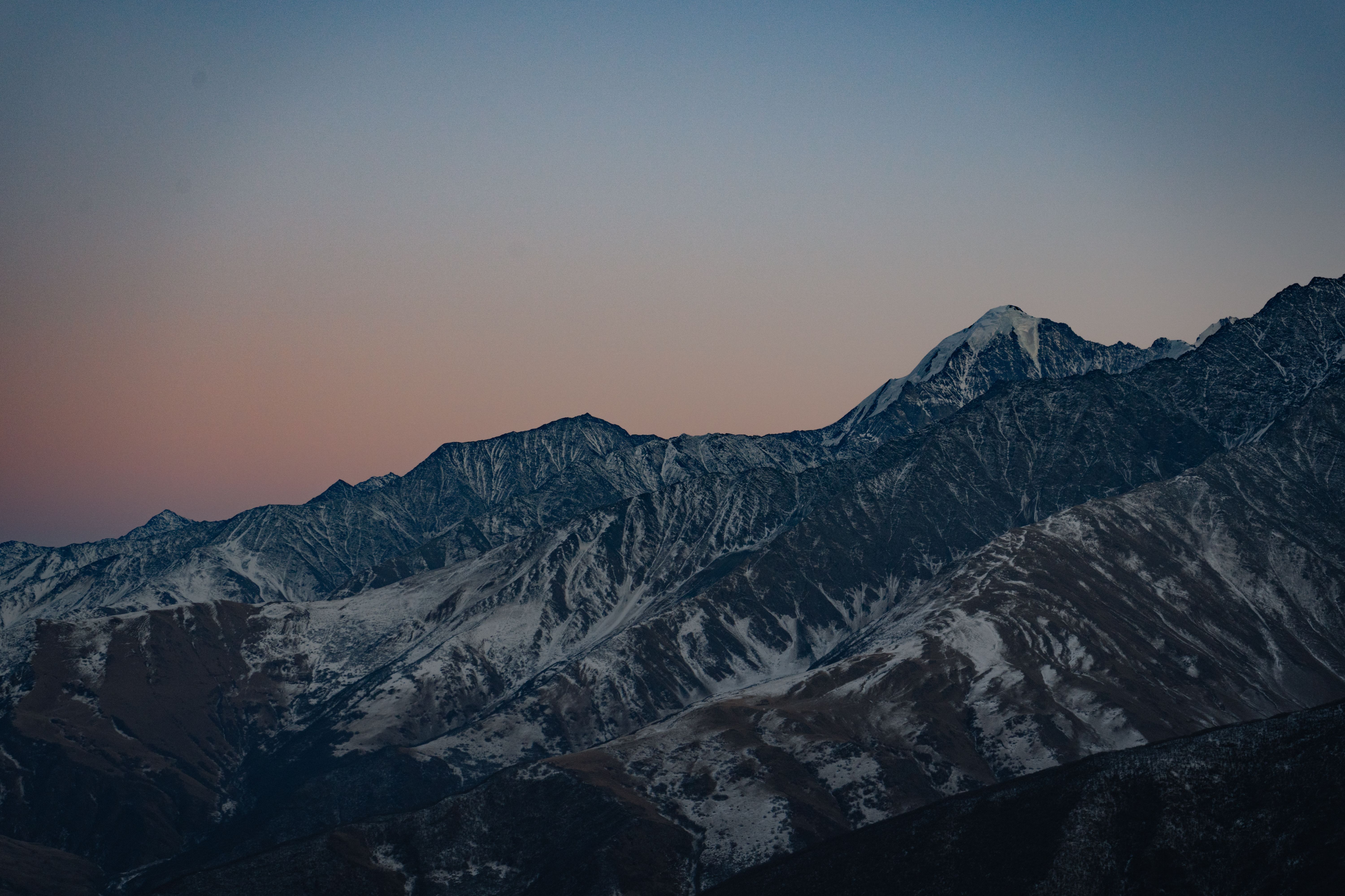 6000x4000 Barren Mountains at Dusk · Free
