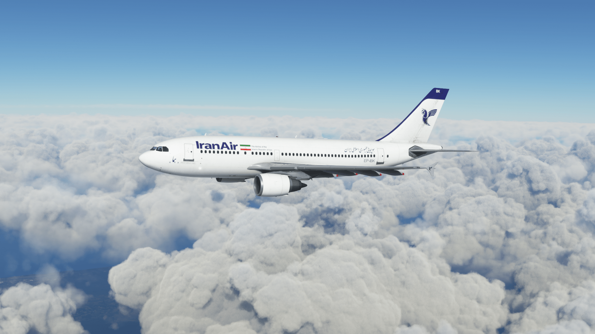 1920x1080 Iran Air (EP IBK) Airbus A310 Liveries For MSFS