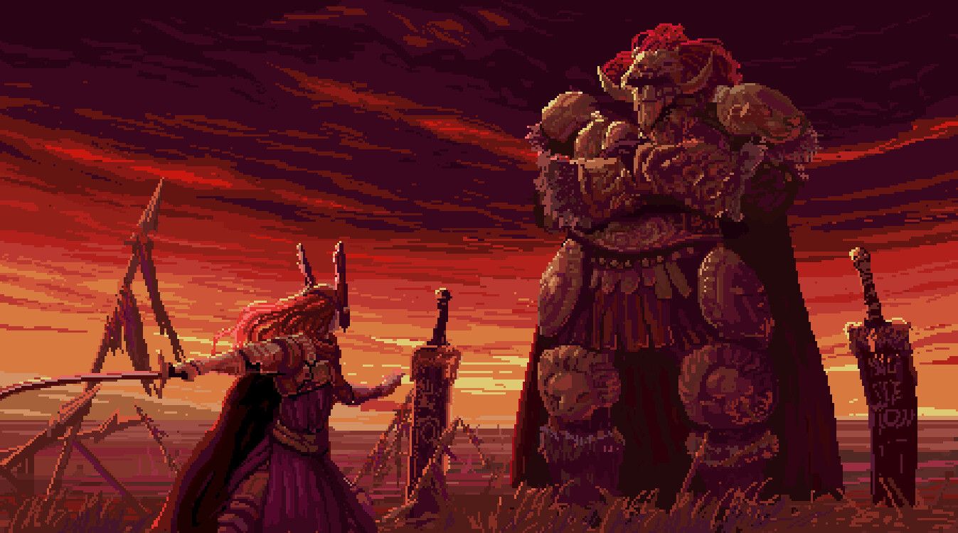 1347x750 Elden Ring Pixel Art