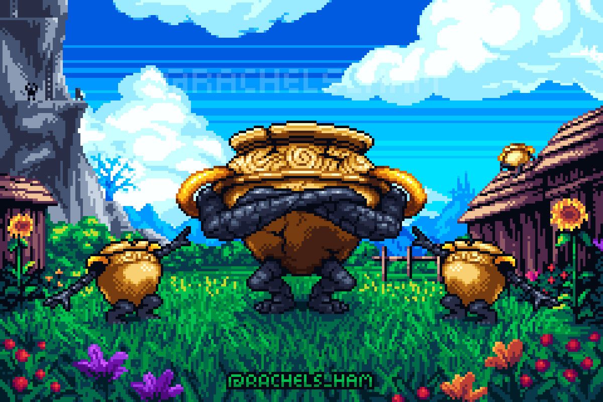 1200x800 Elden Ring Pixel Art (1). Image - Behance
